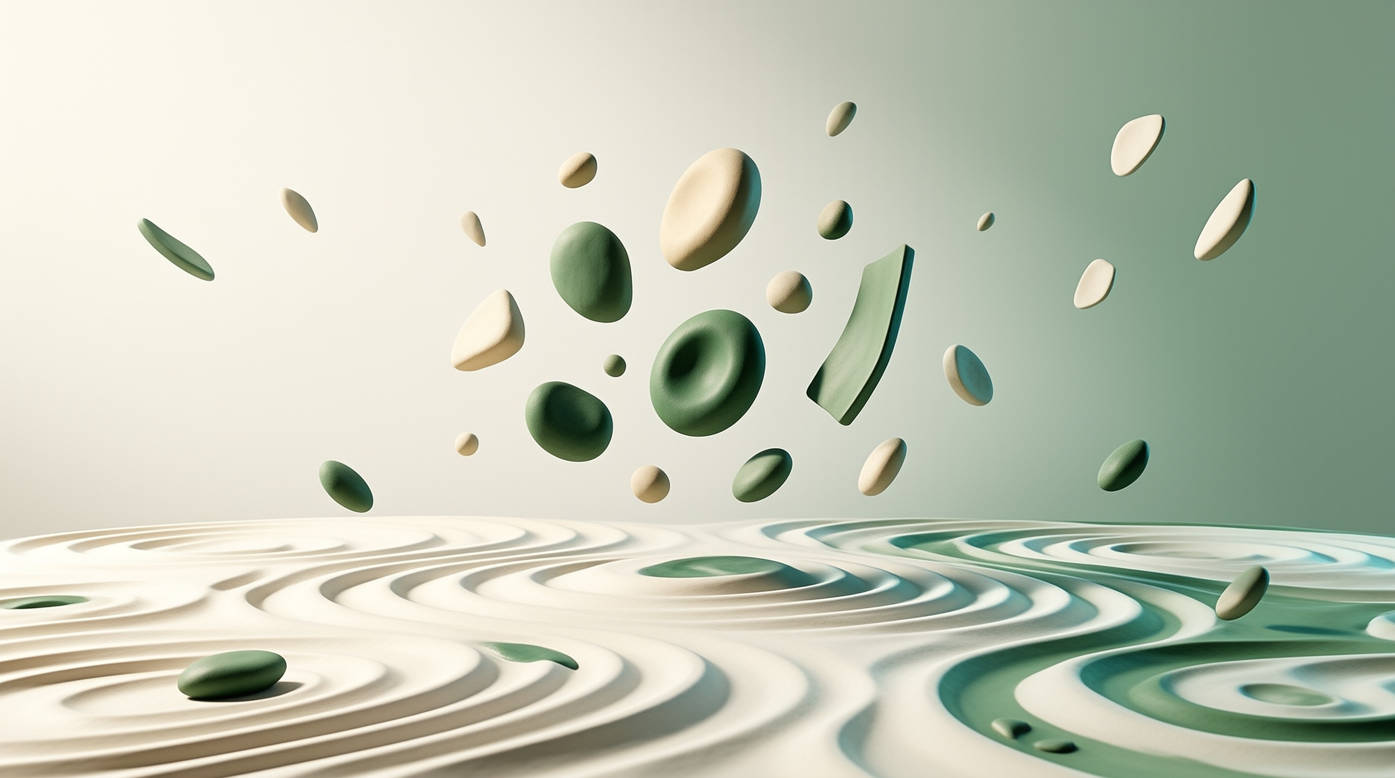 Floating Abstract Forms