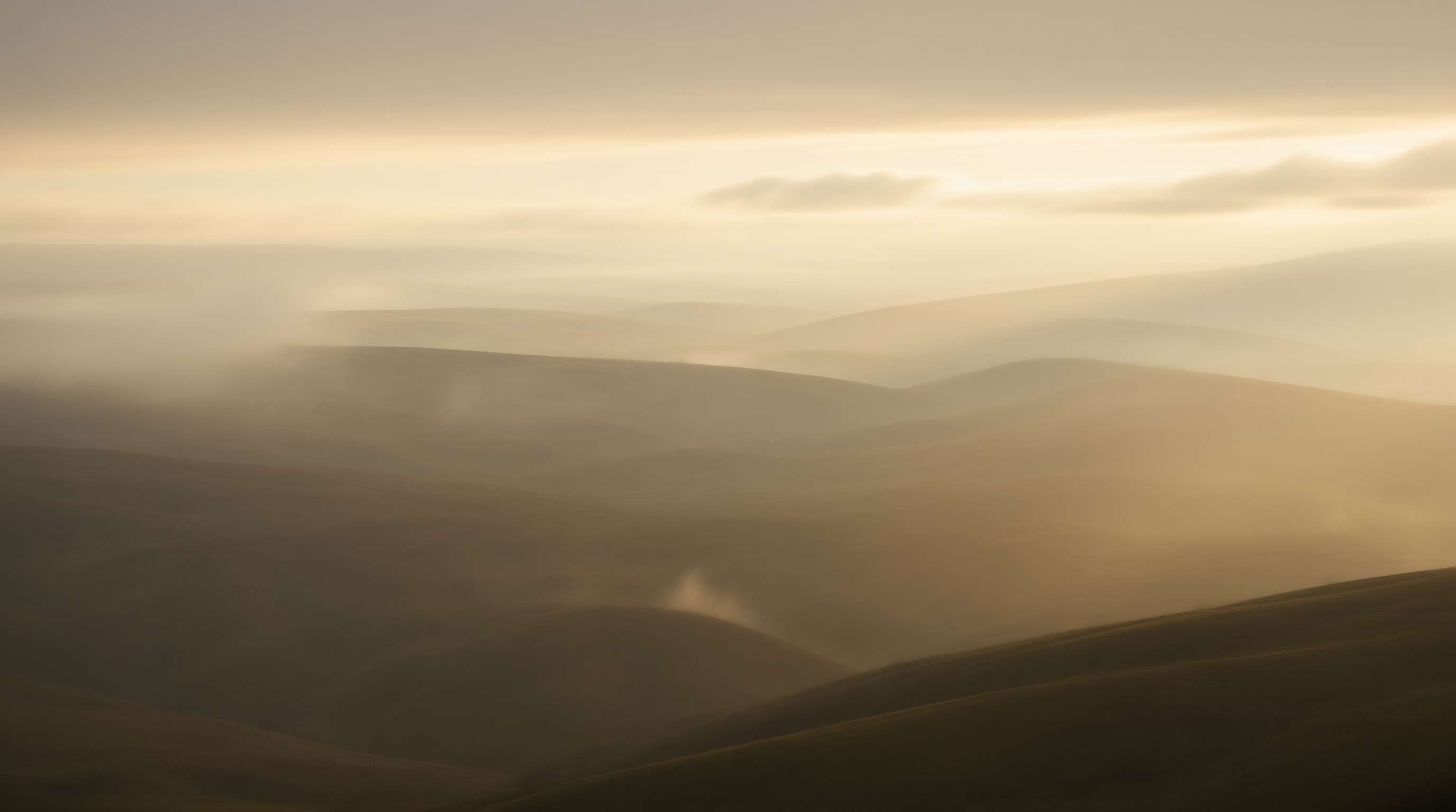 Misty Desert Dunes