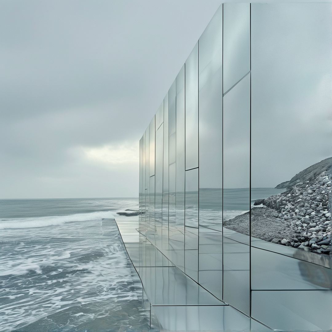 Glass Structure on the Coast
