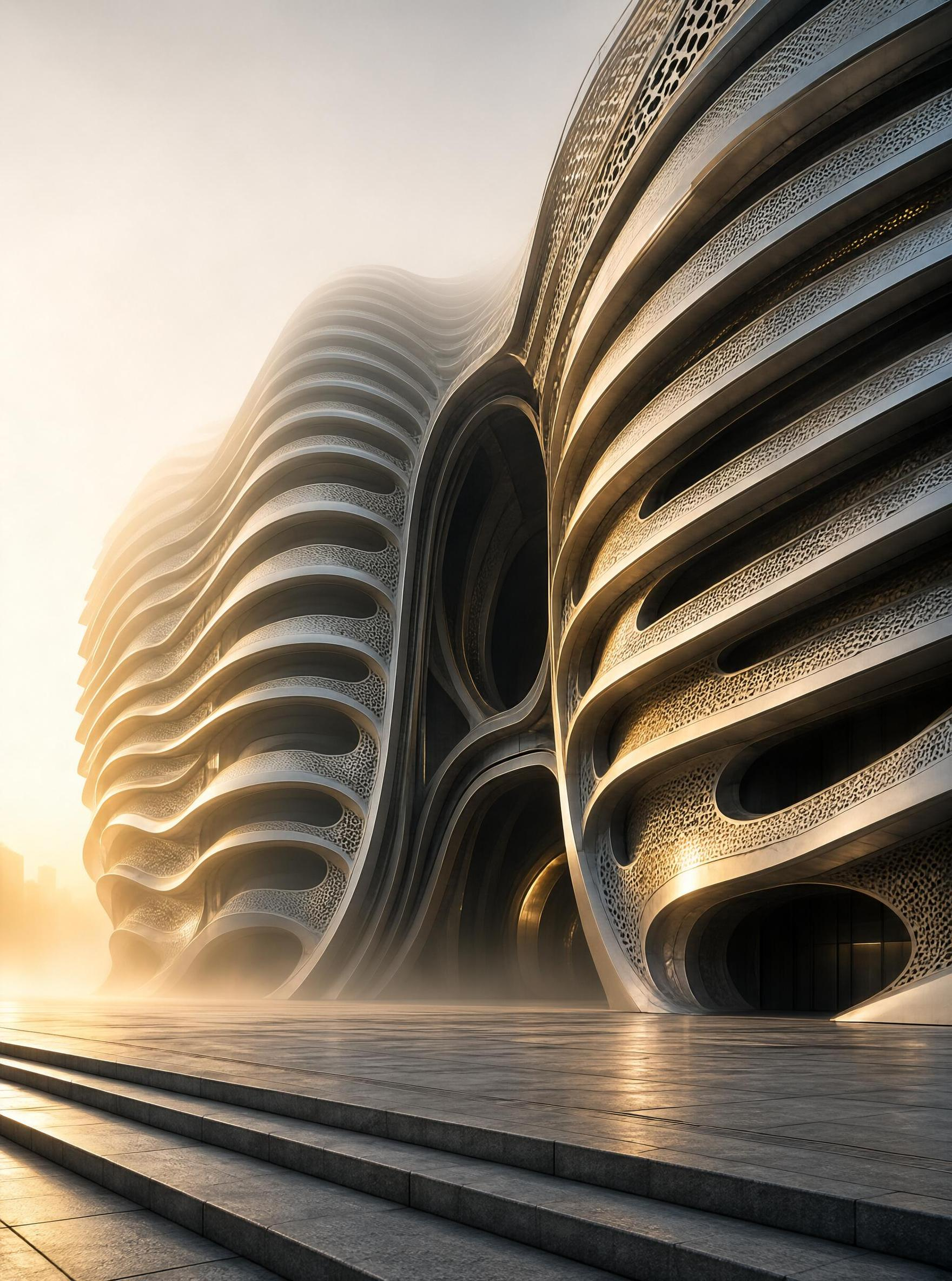 Futuristic Organic Structure
