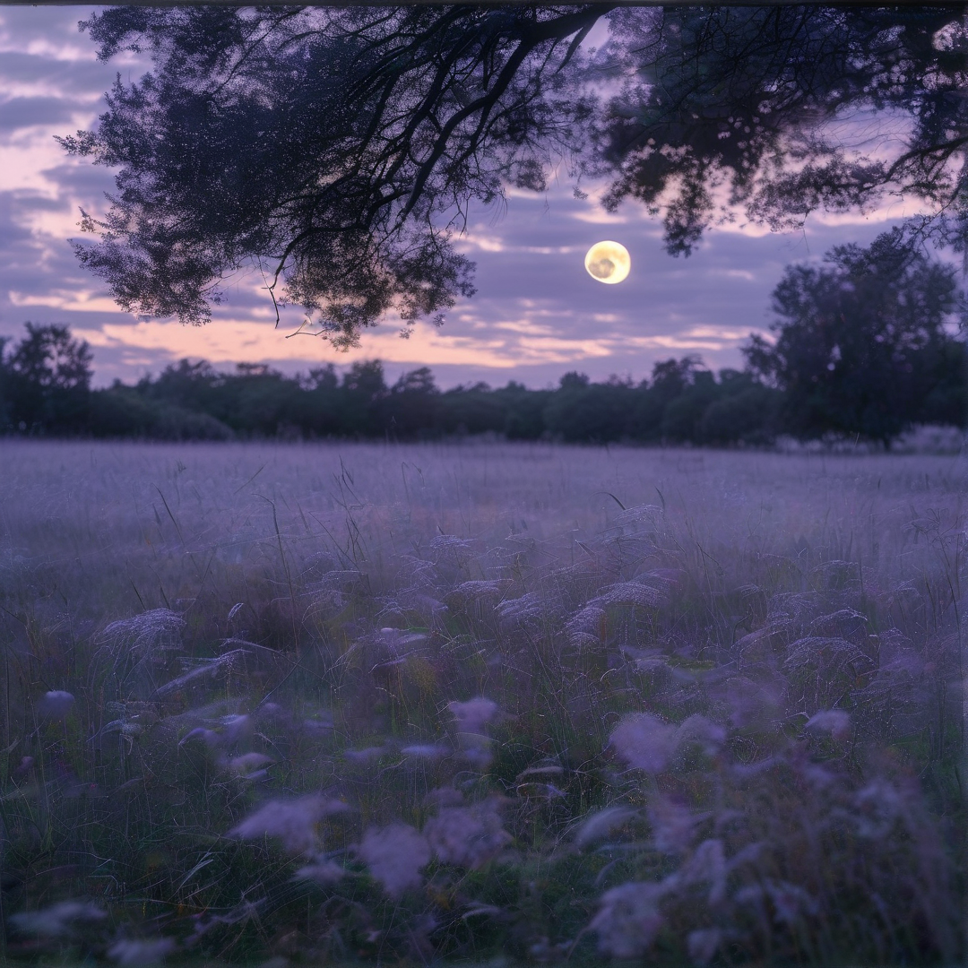 Moonlit Twilight Field