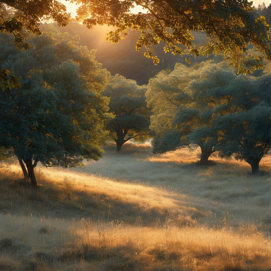 Golden Hour in the Meadow