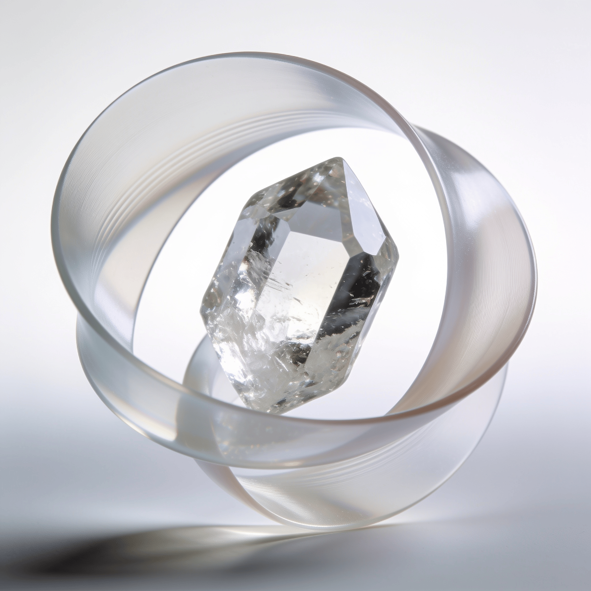 Crystal Curved Ribbon