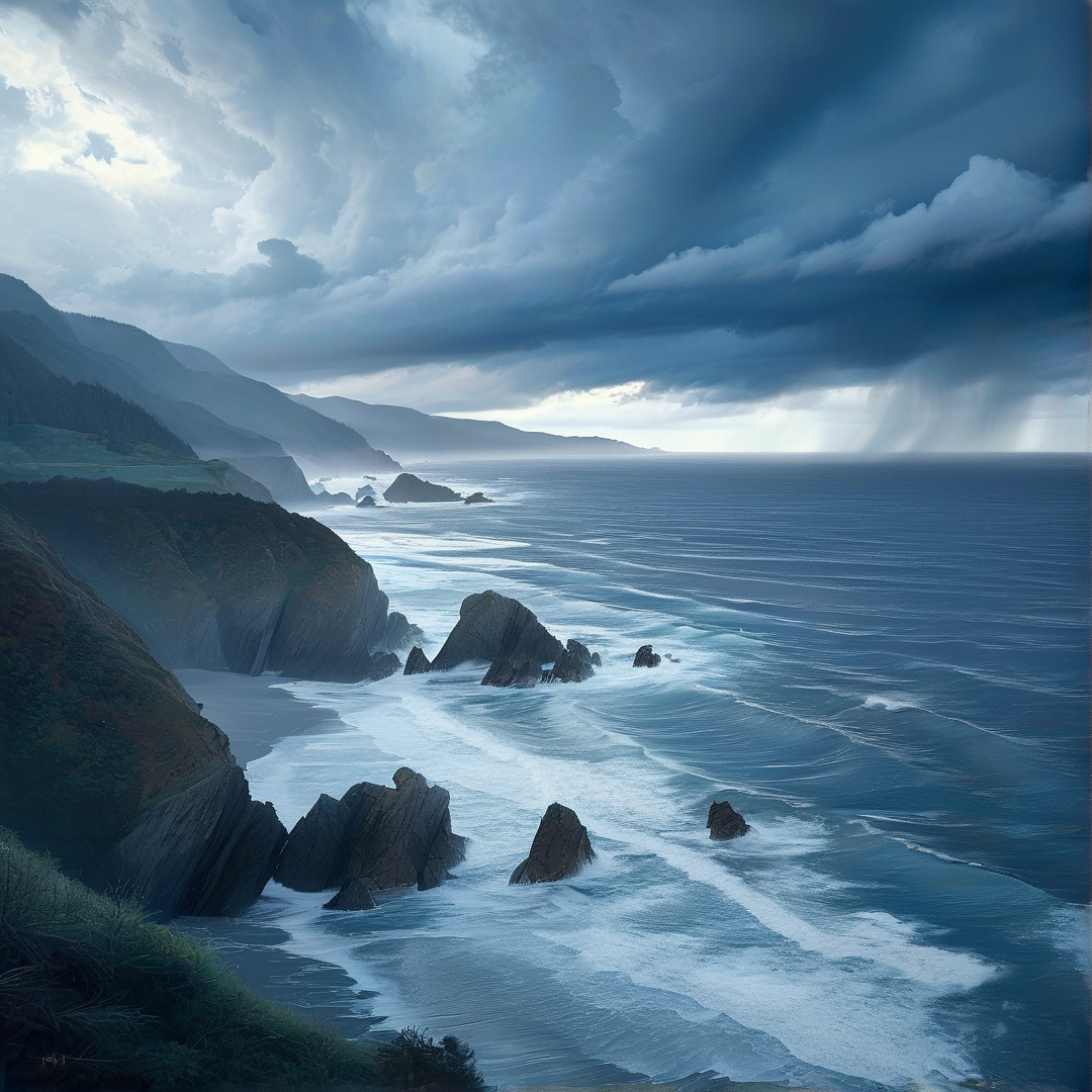 Dramatic Coastal Landscape