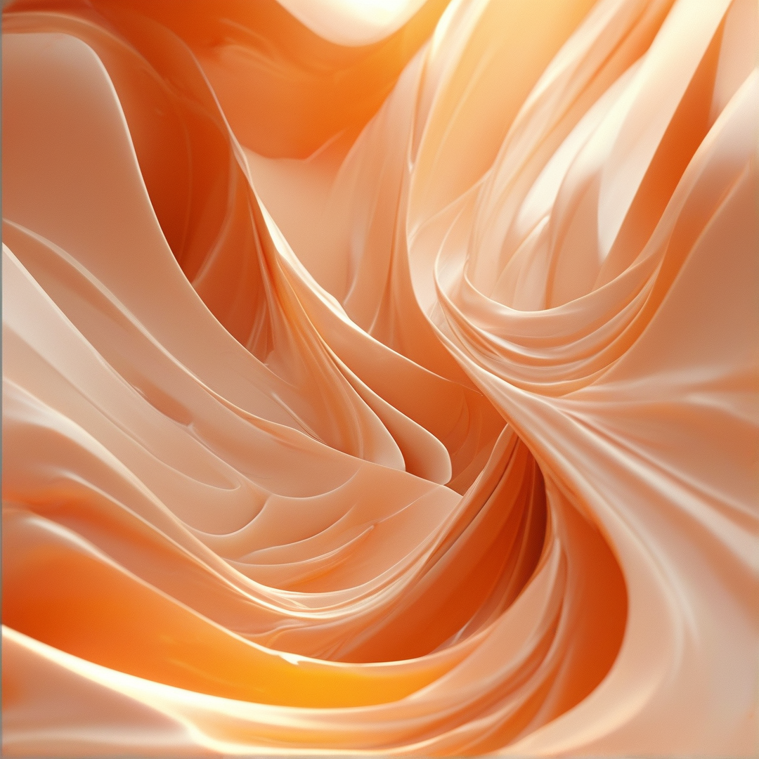 Abstract Orange Flow