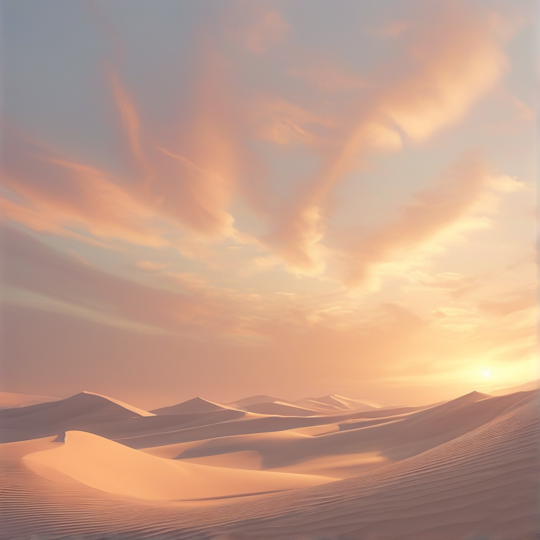 Golden Desert Sunset