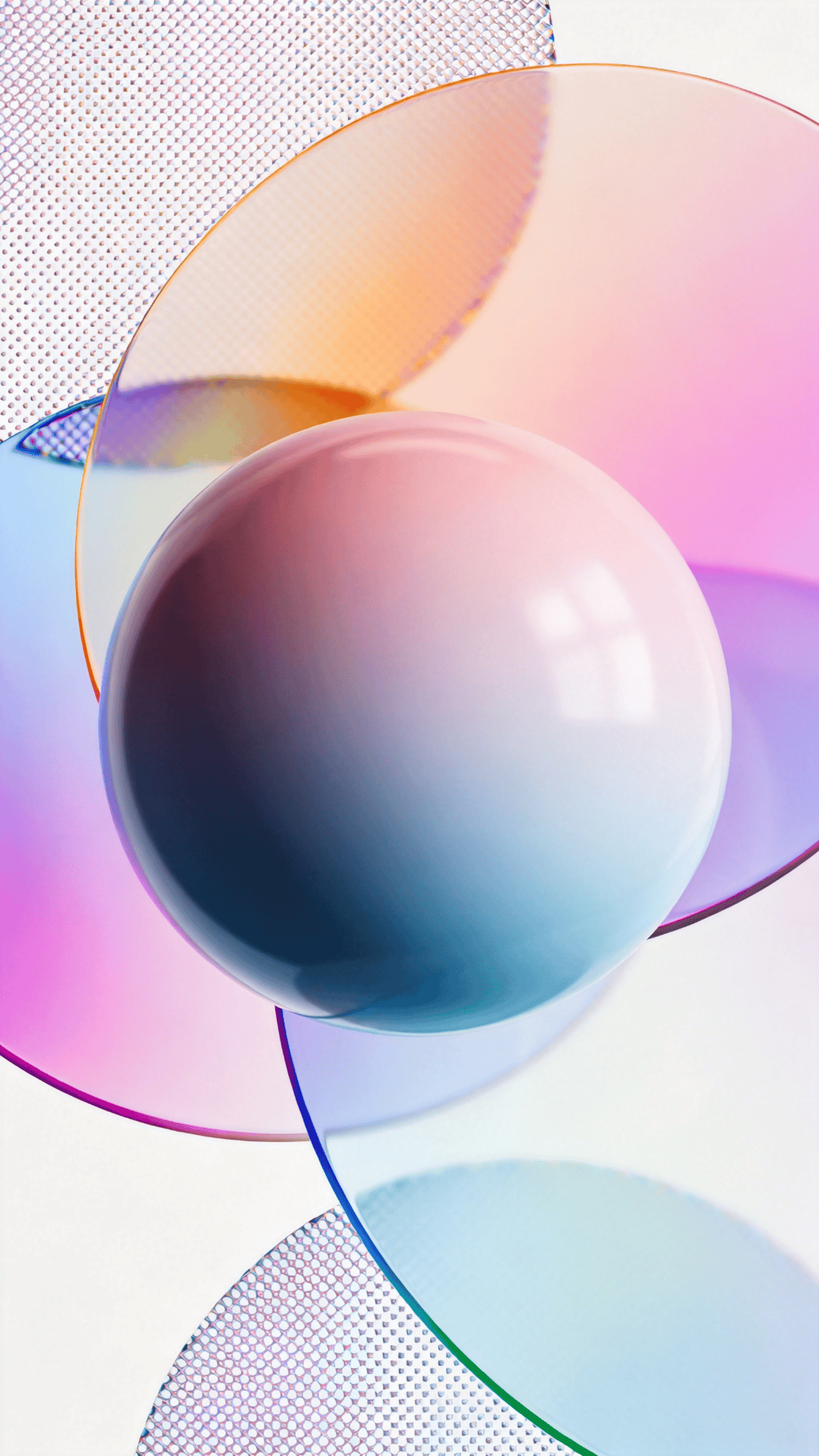 Pastel, Bold Floating Orb