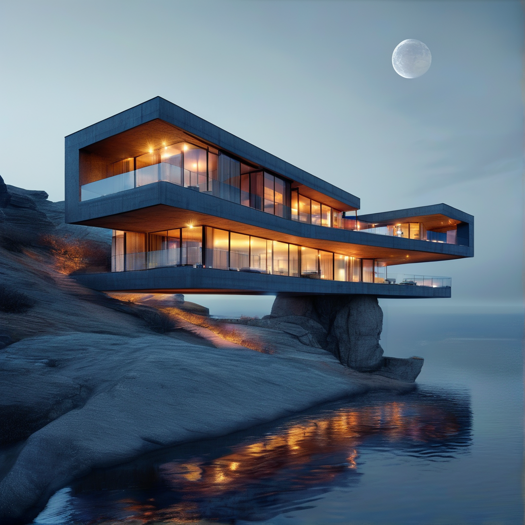 Modern Cliffside Villa