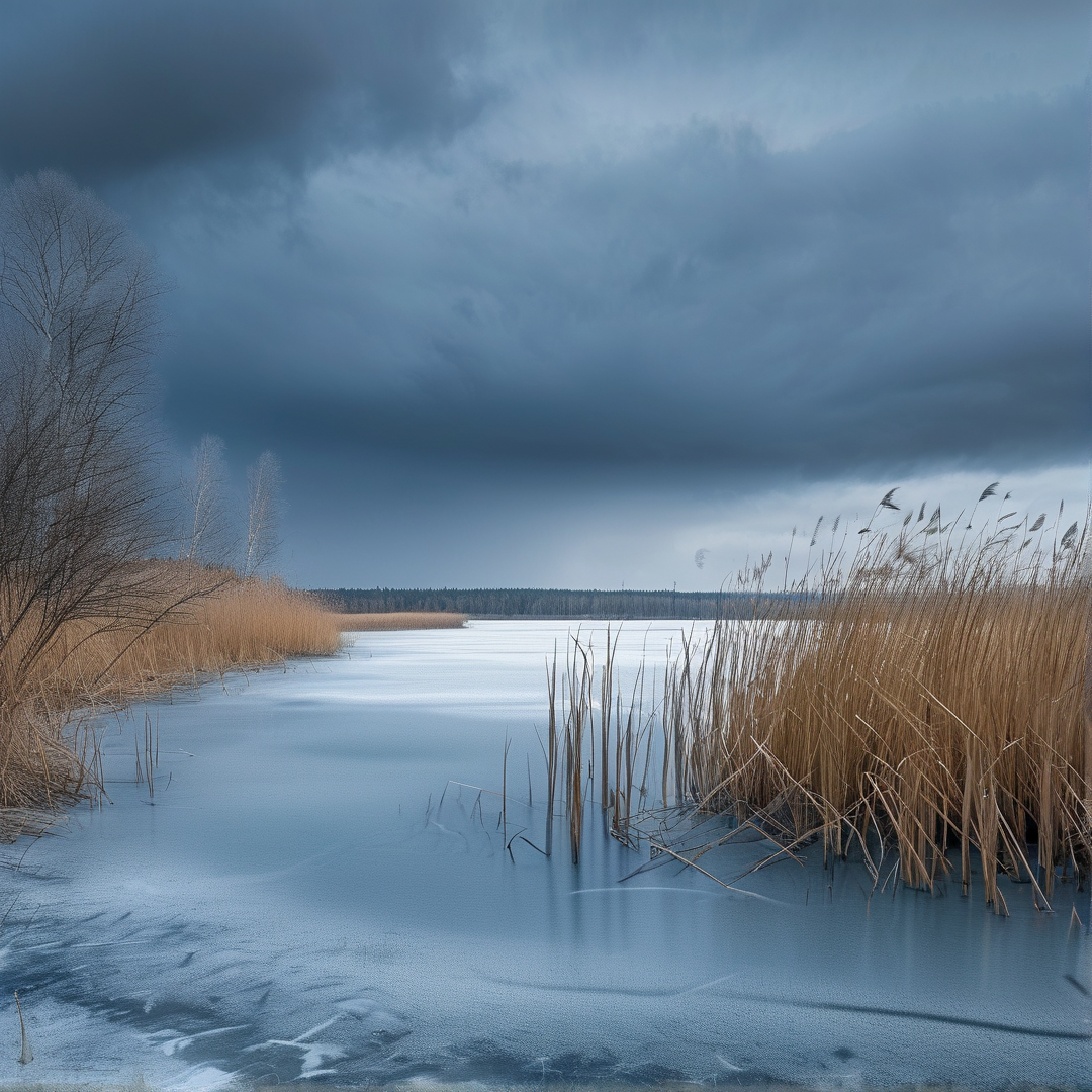 Frozen Lake Winter