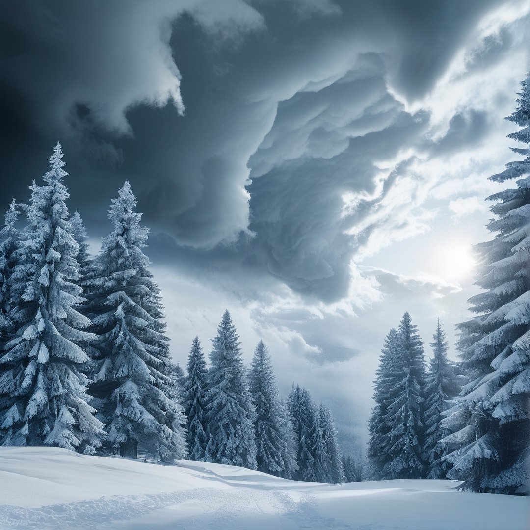 Snowy Forest Landscape