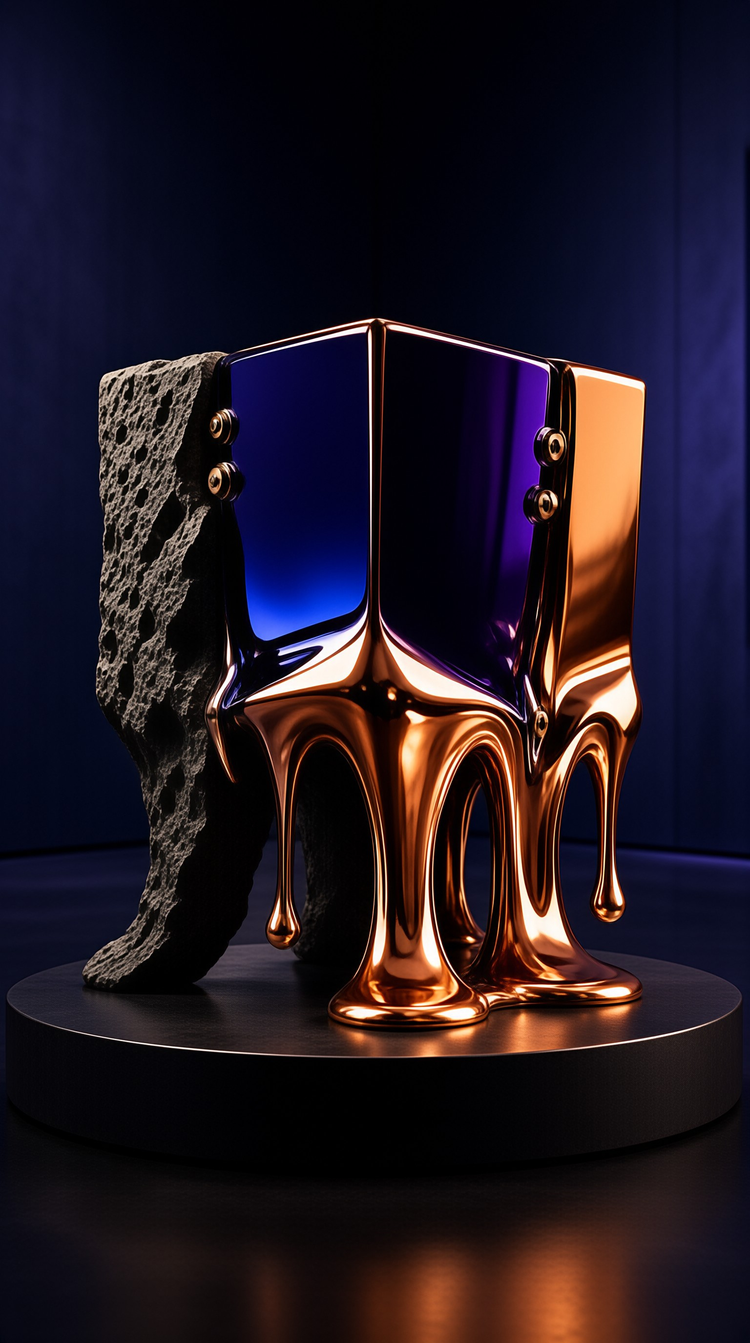 Abstract Metallic Sculpture