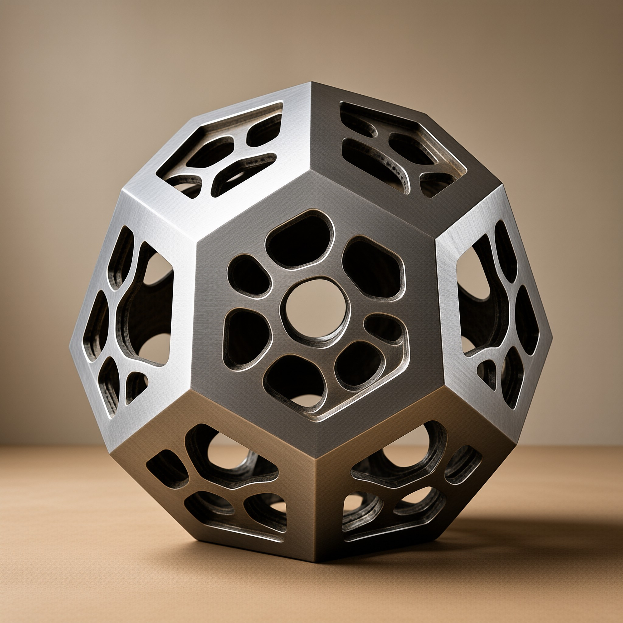 Perforated Metal Polyhedron
