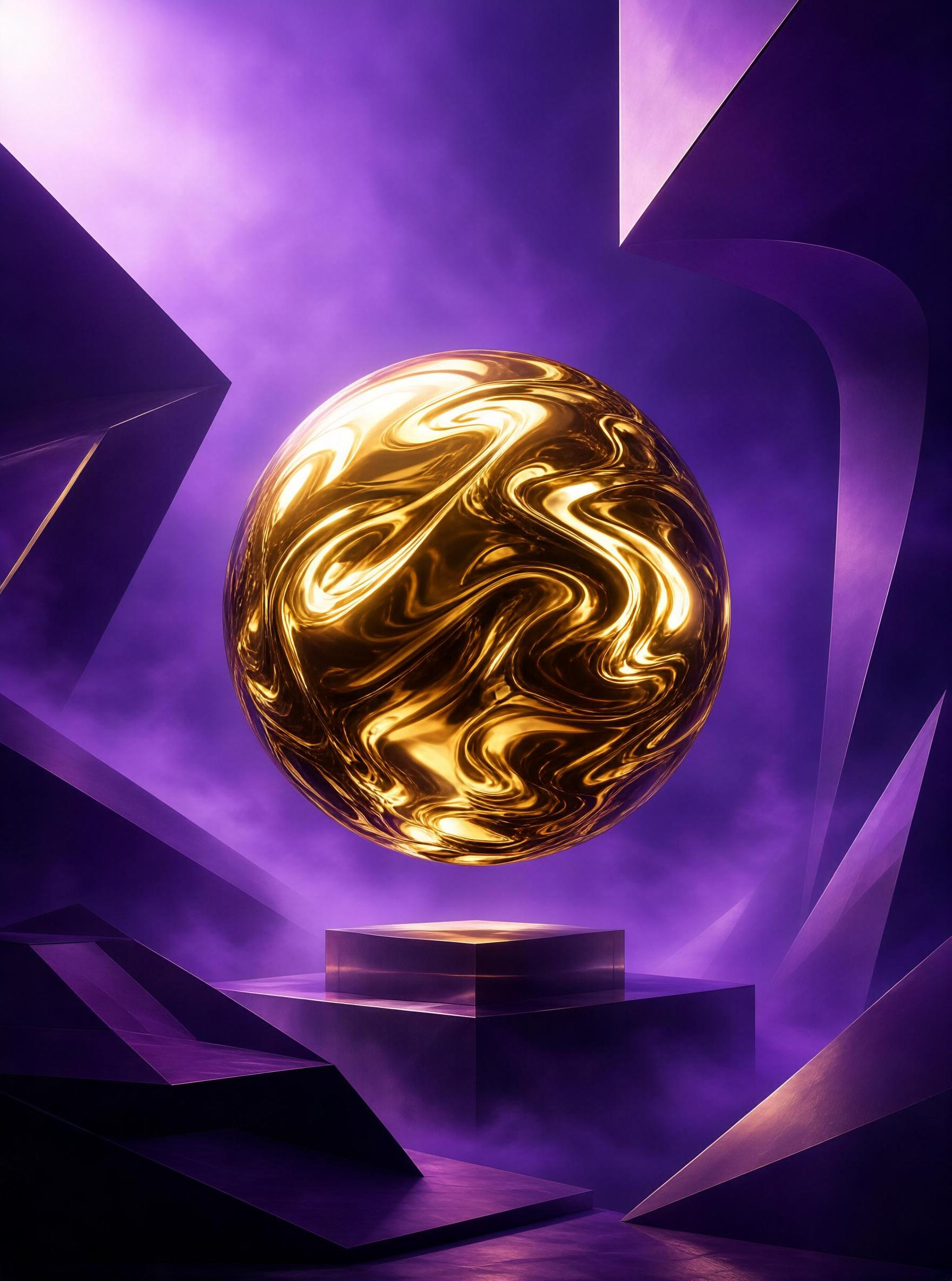 Floating Golden Orb