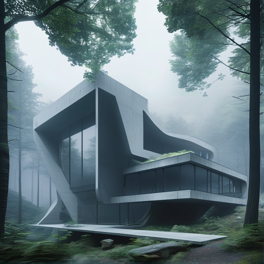Futuristic Forest Residence