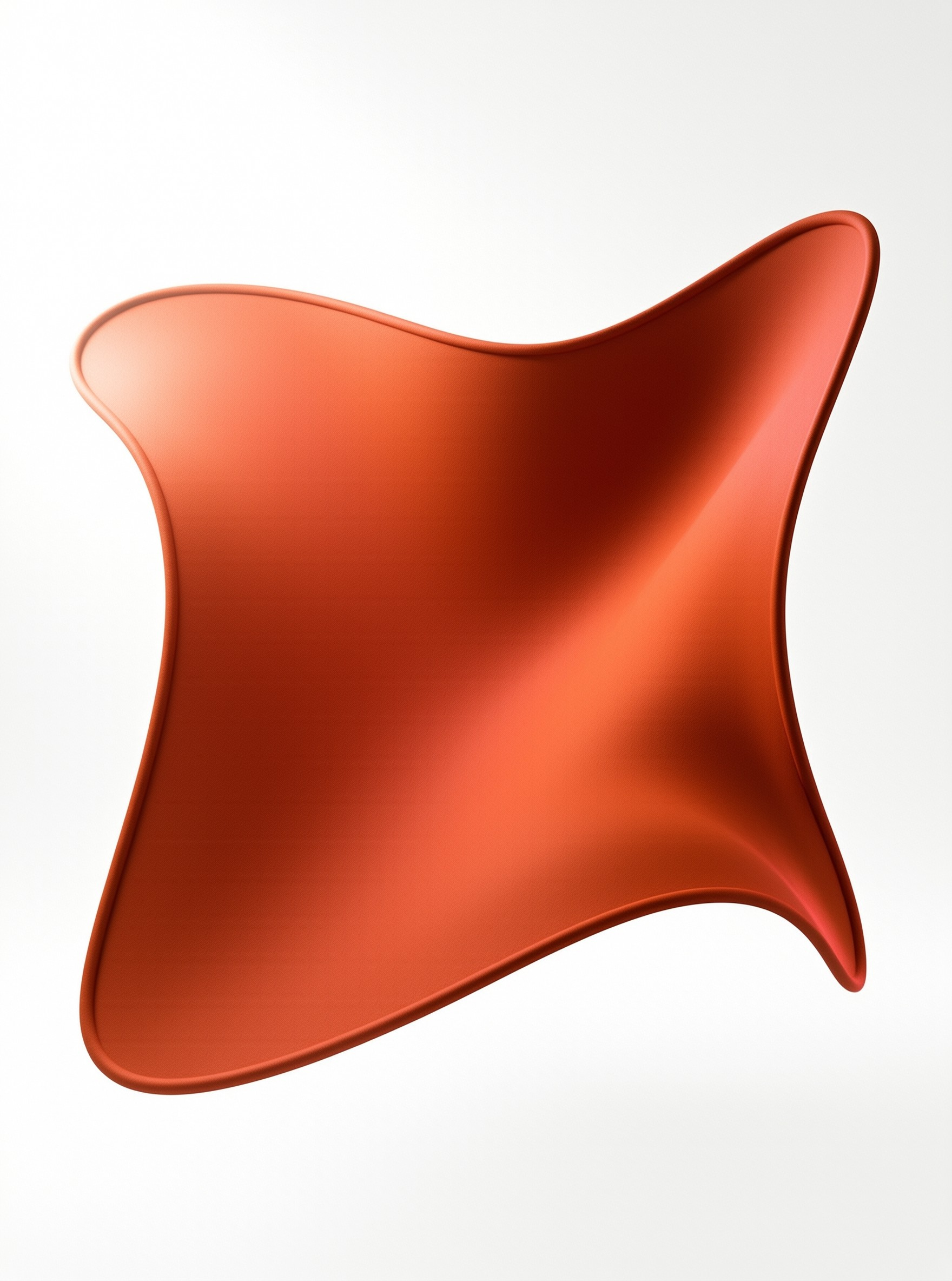 Abstract Orange Shape