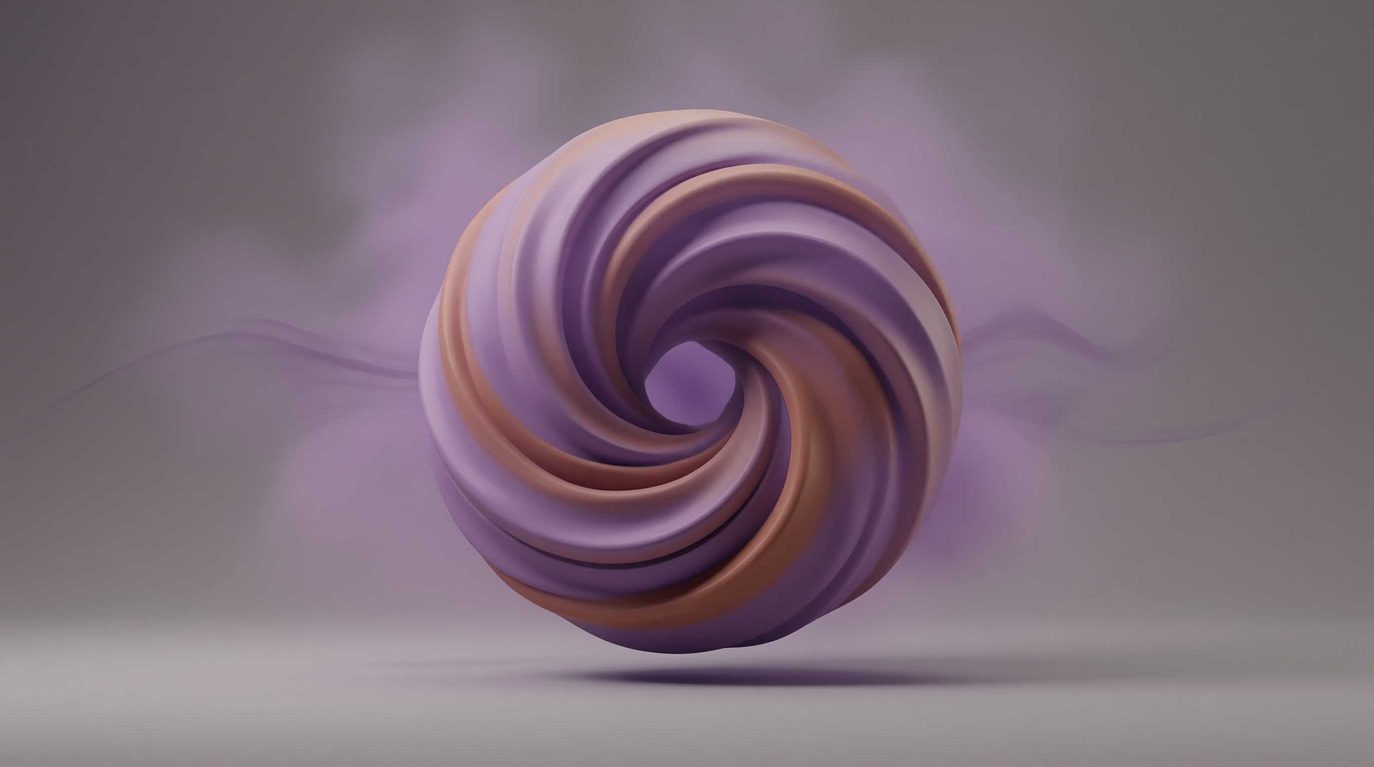 Swirling Marbled Abstract Orb
