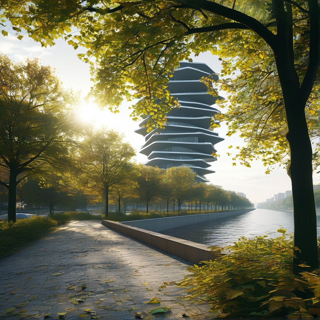 Modern Architecture by River