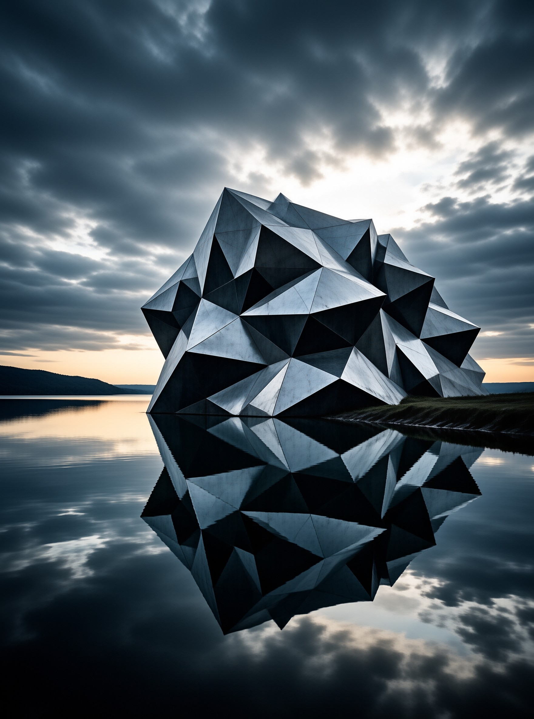Surreal Faceted Structure