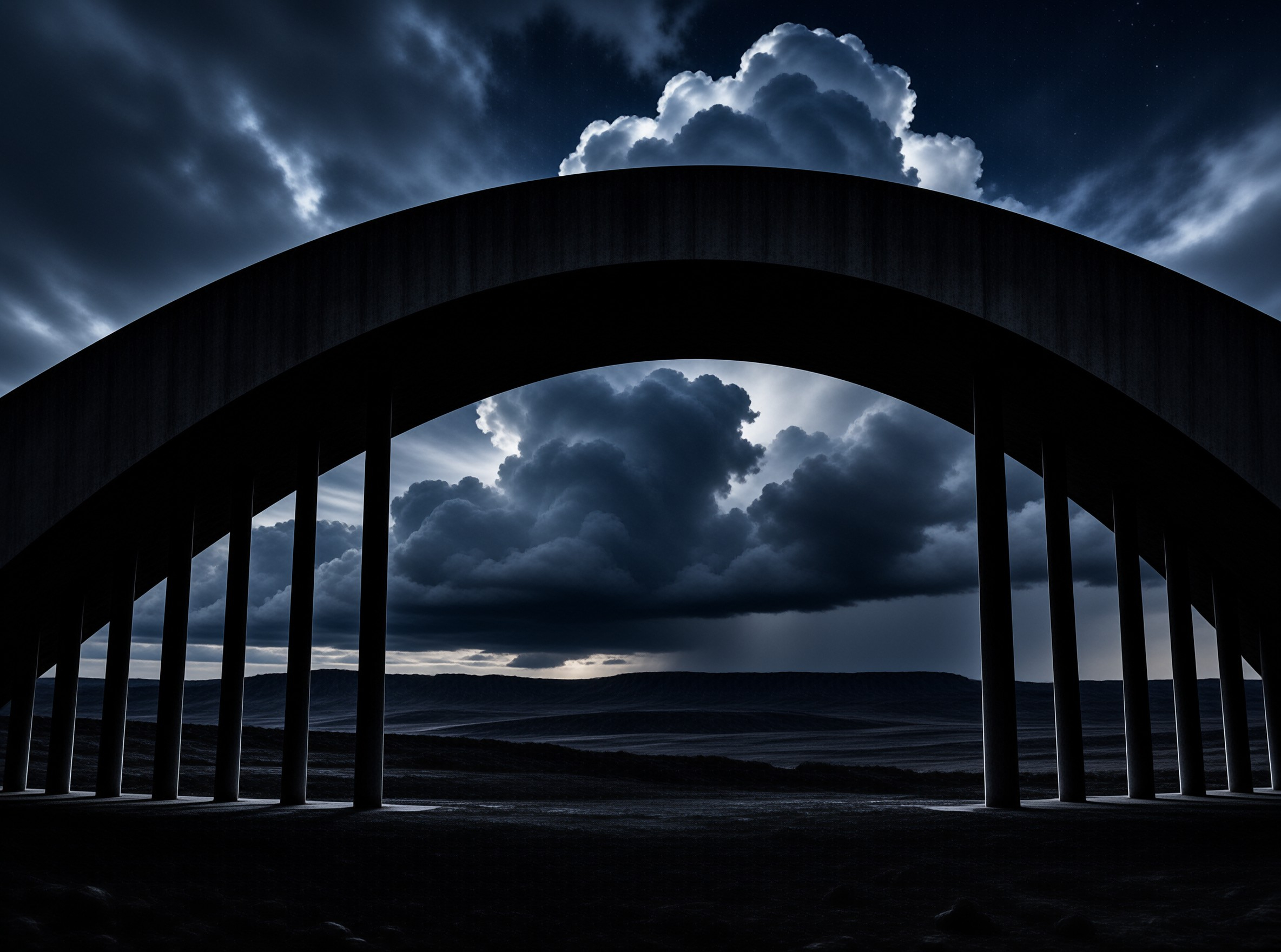 Dramatic Arch Structure