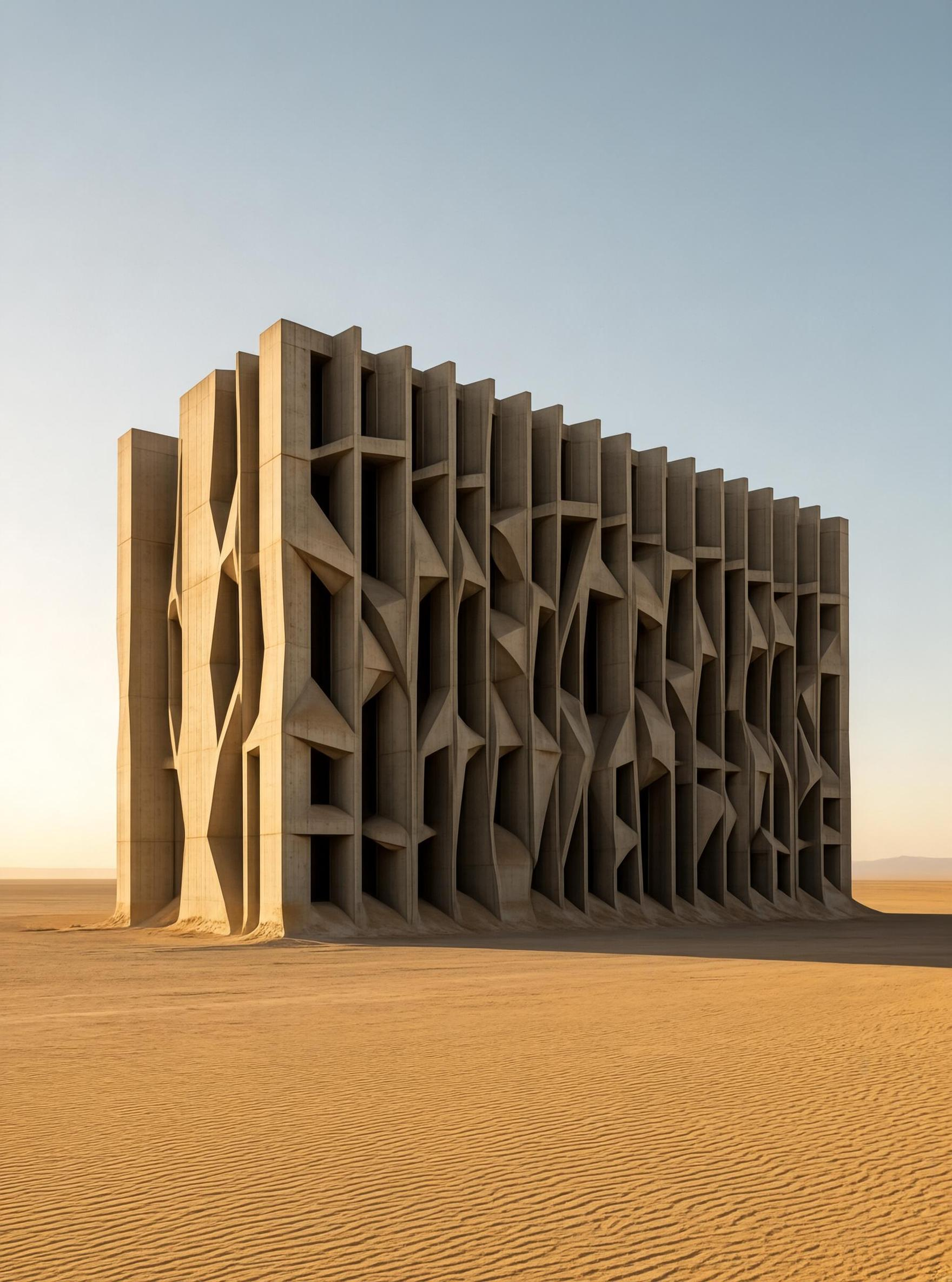 Desert Concrete Structure