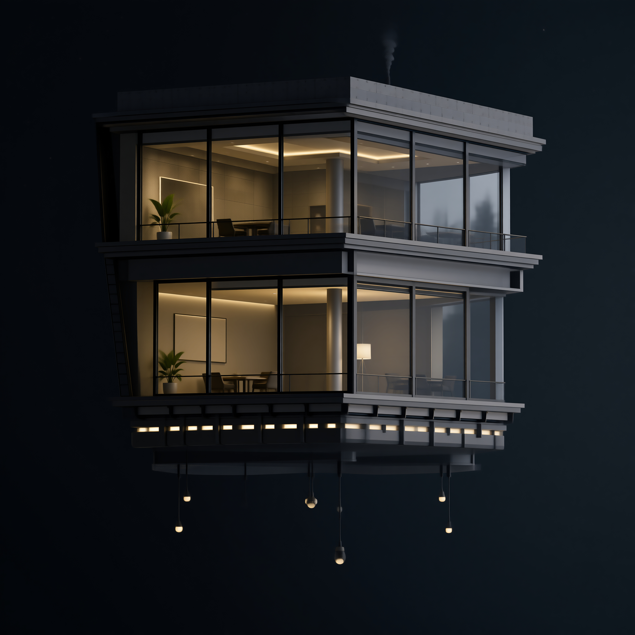 Floating Modern House