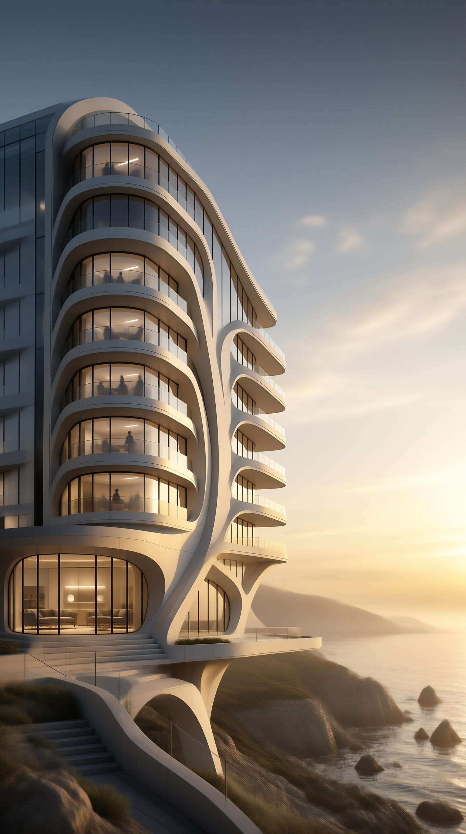 Futuristic Coastal Residence