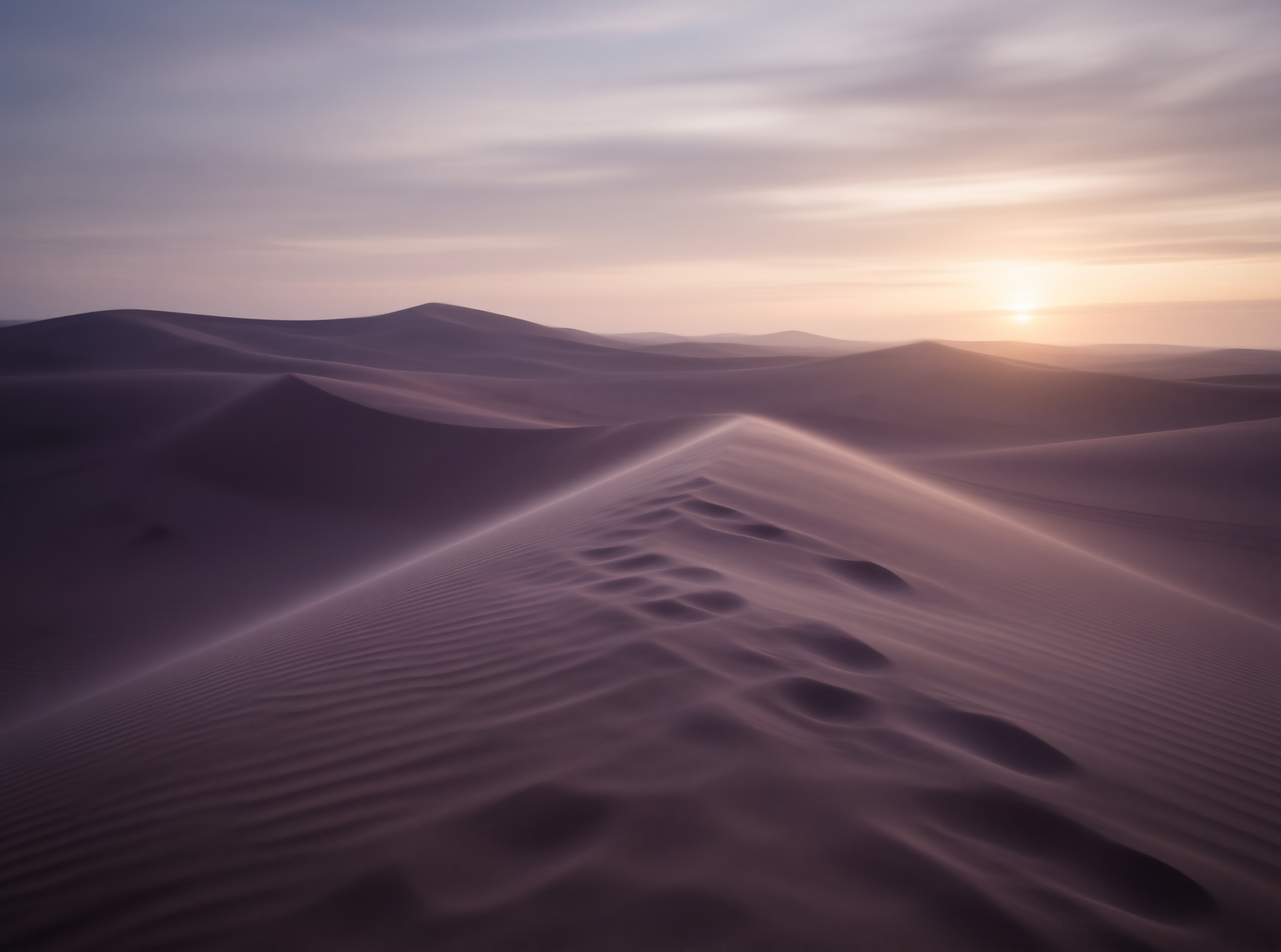Desert Dunes at Sunset