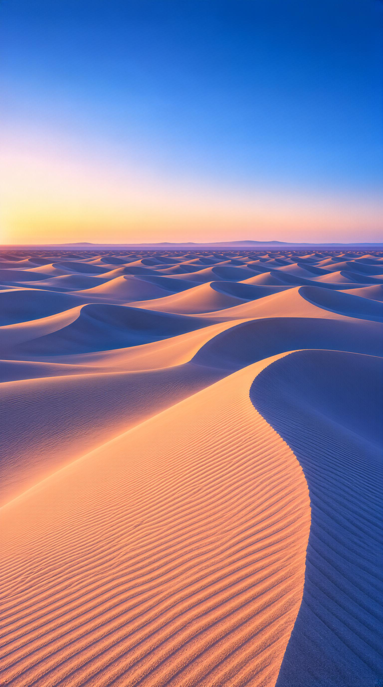 Desert Dunes at Sunset