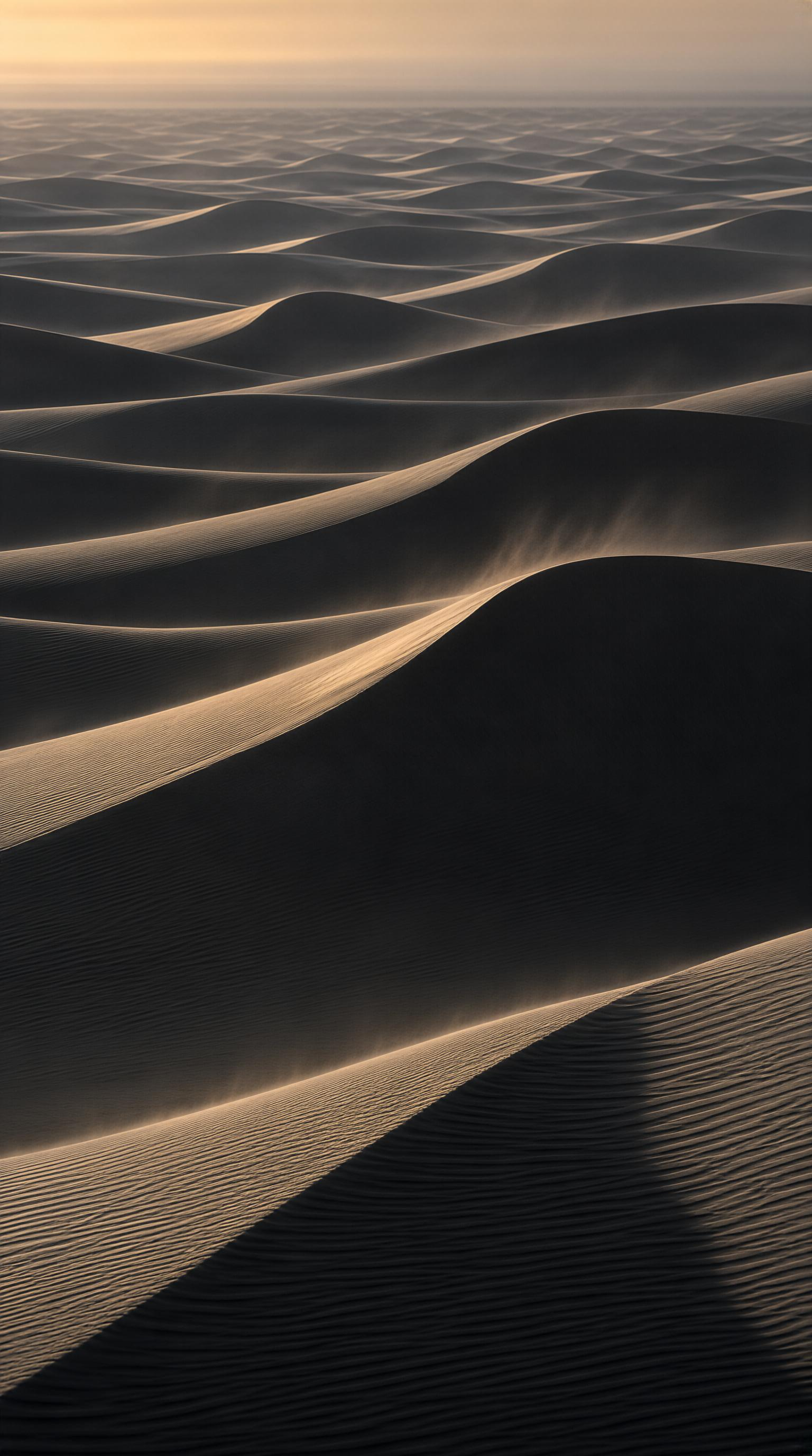 Golden Hour Desert Dunes