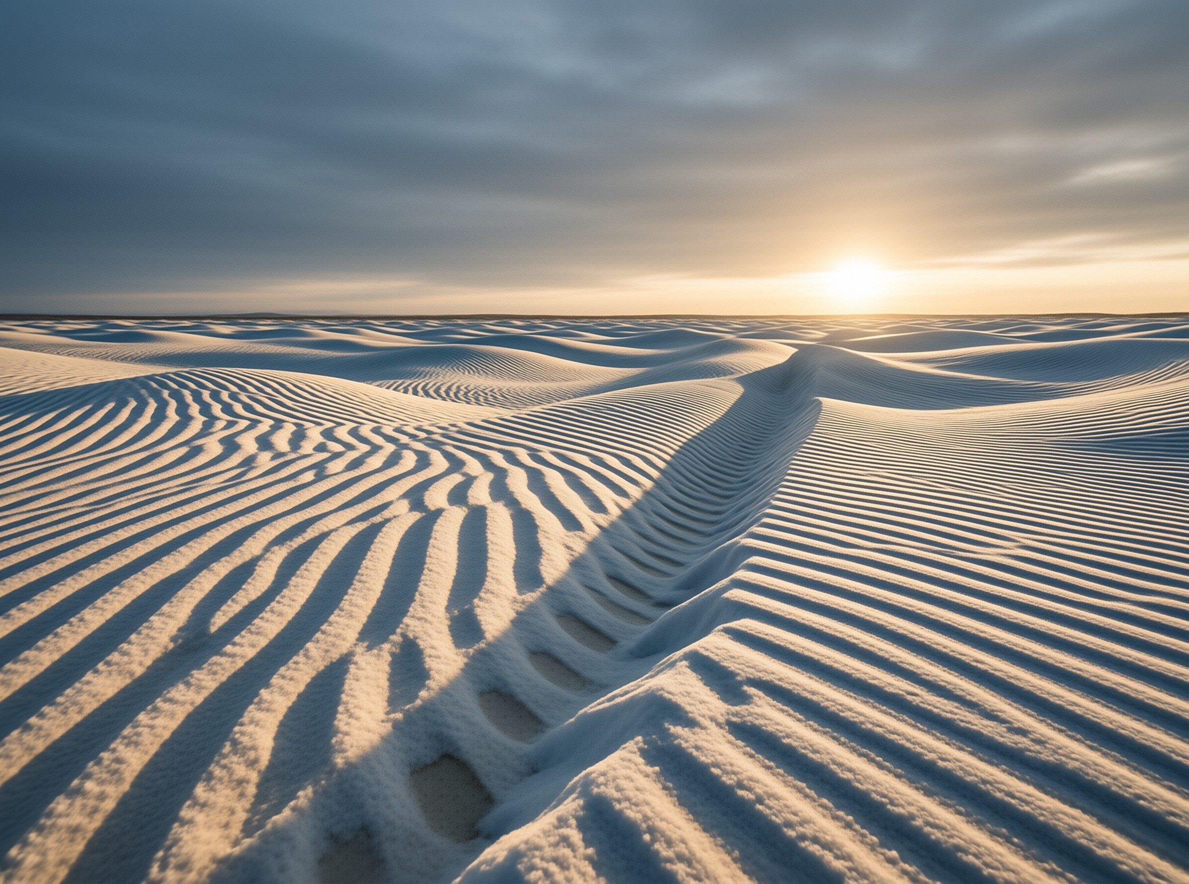 Desert Dunes at Sunset