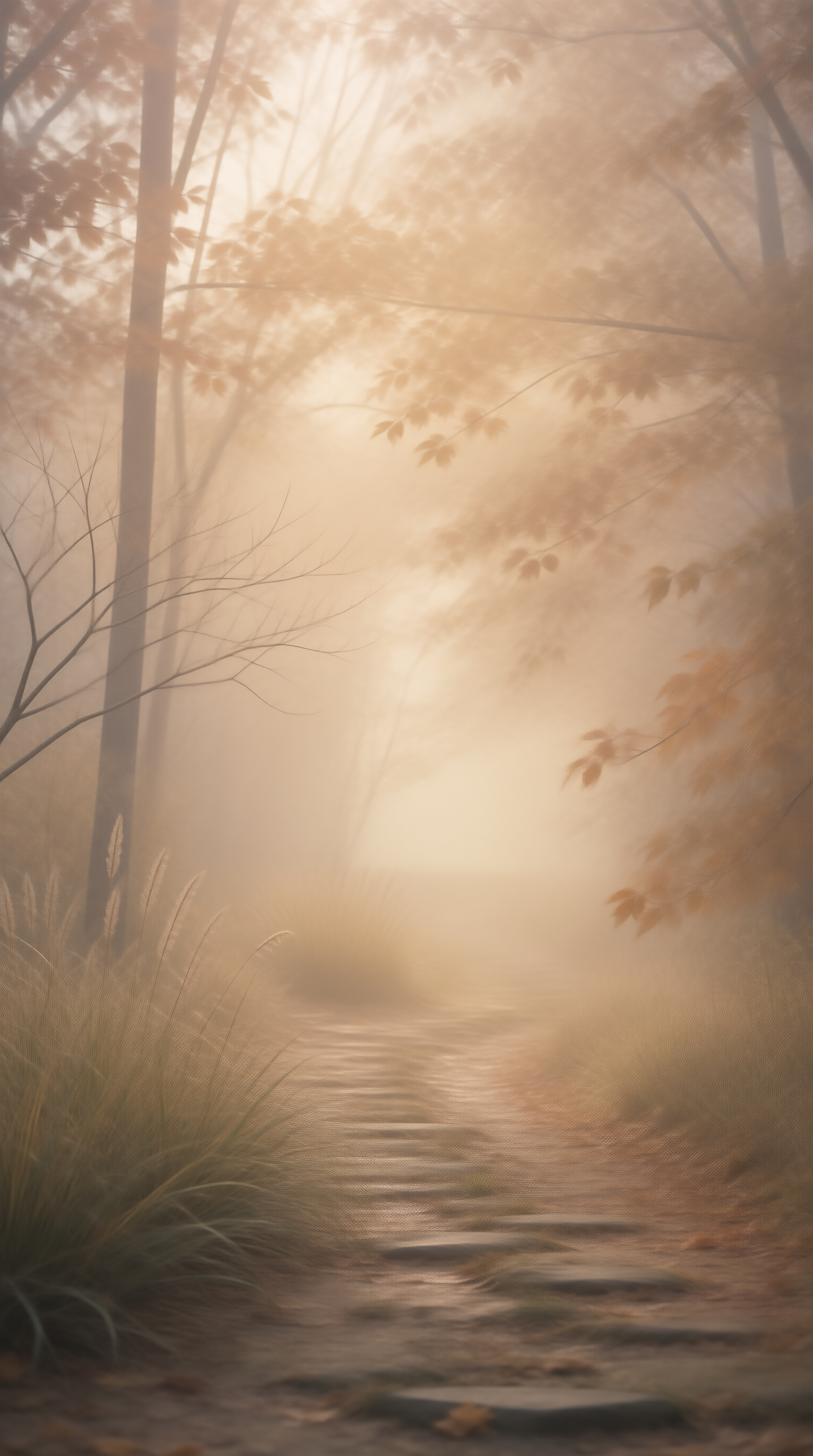 Misty Forest Path