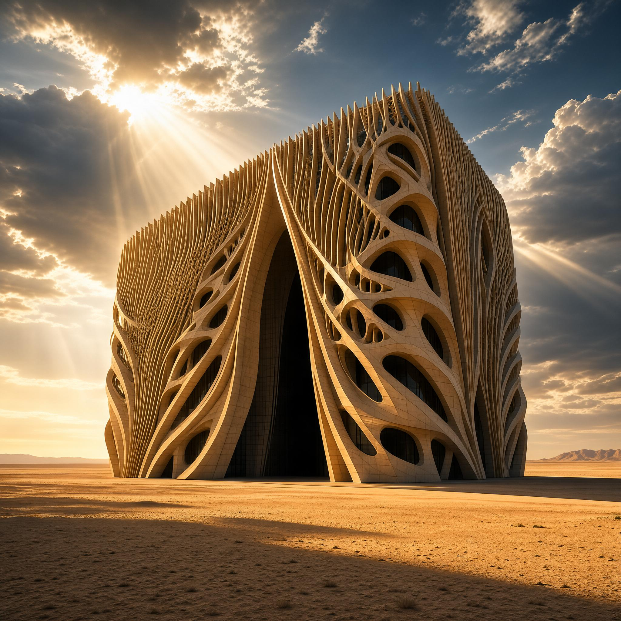 Parametric Desert Pavilion