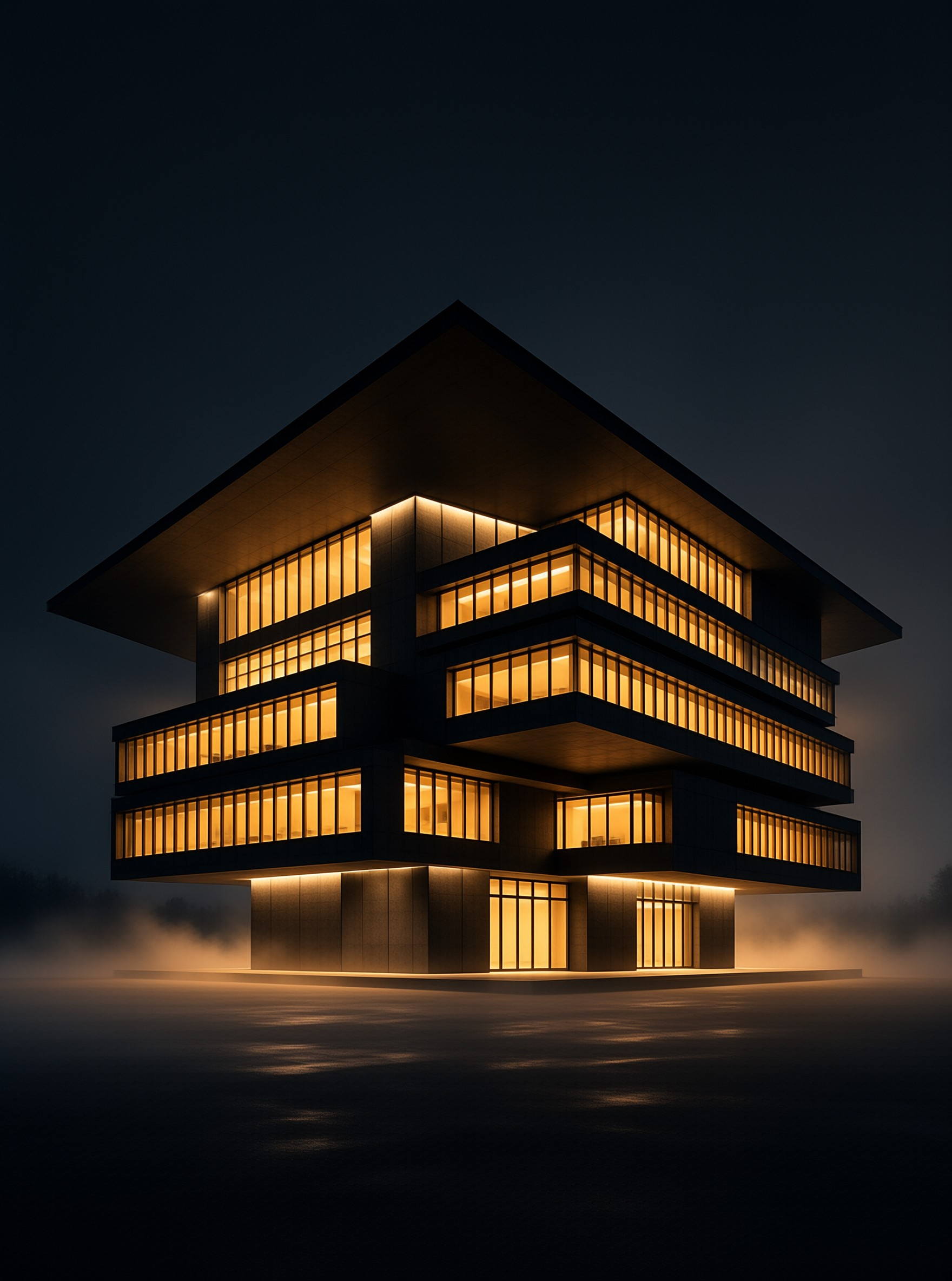 Modern Illuminated Villa