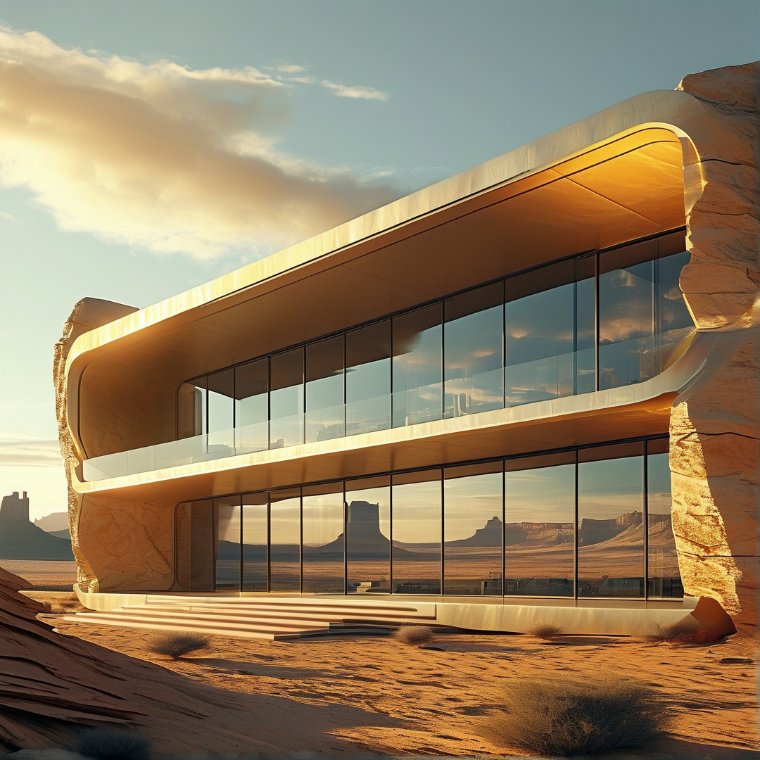 Futuristic Desert Home