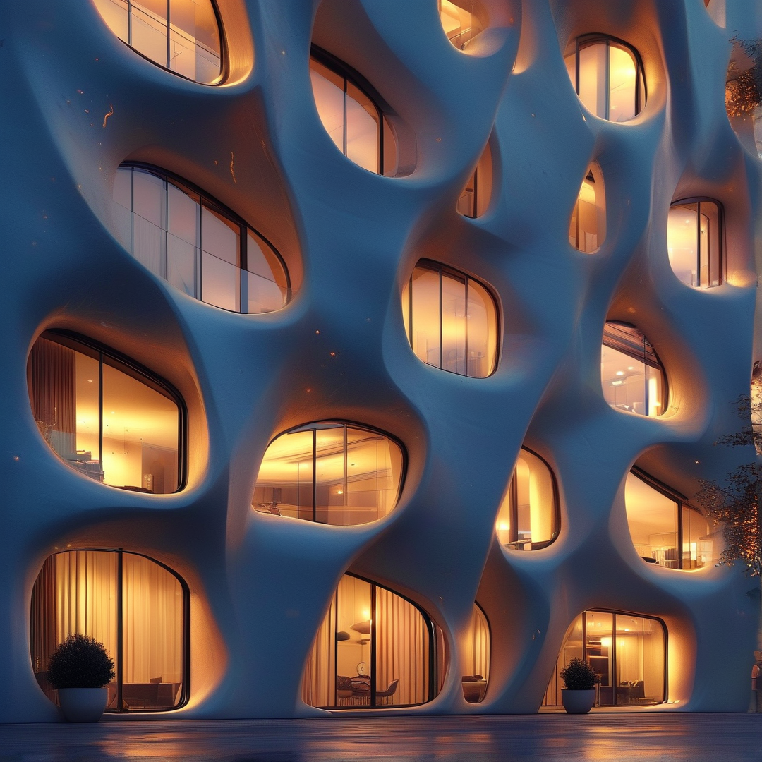 Organic Blue Architecture