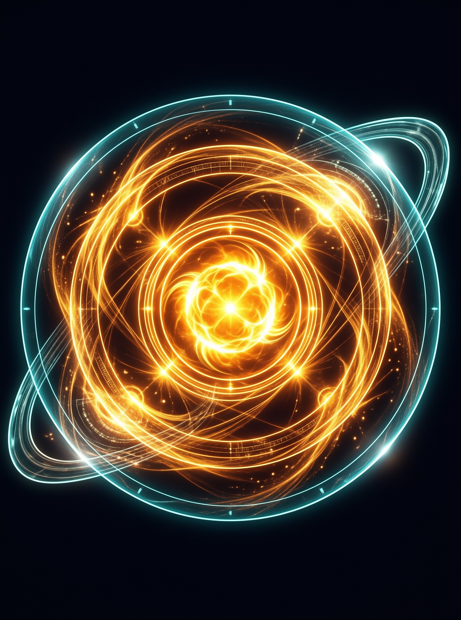 Glowing Sci-Fi Energy Orb