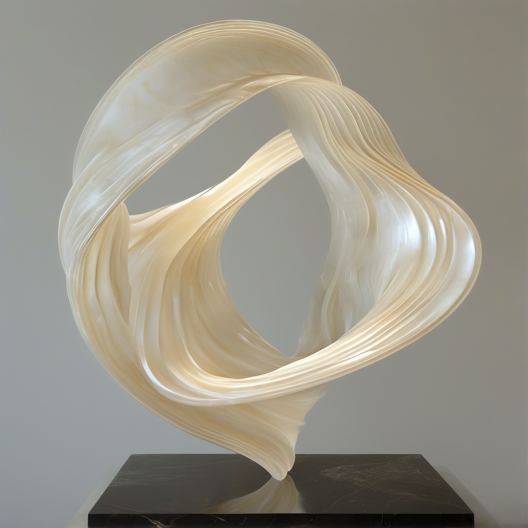 Abstract Swirling Sculpture