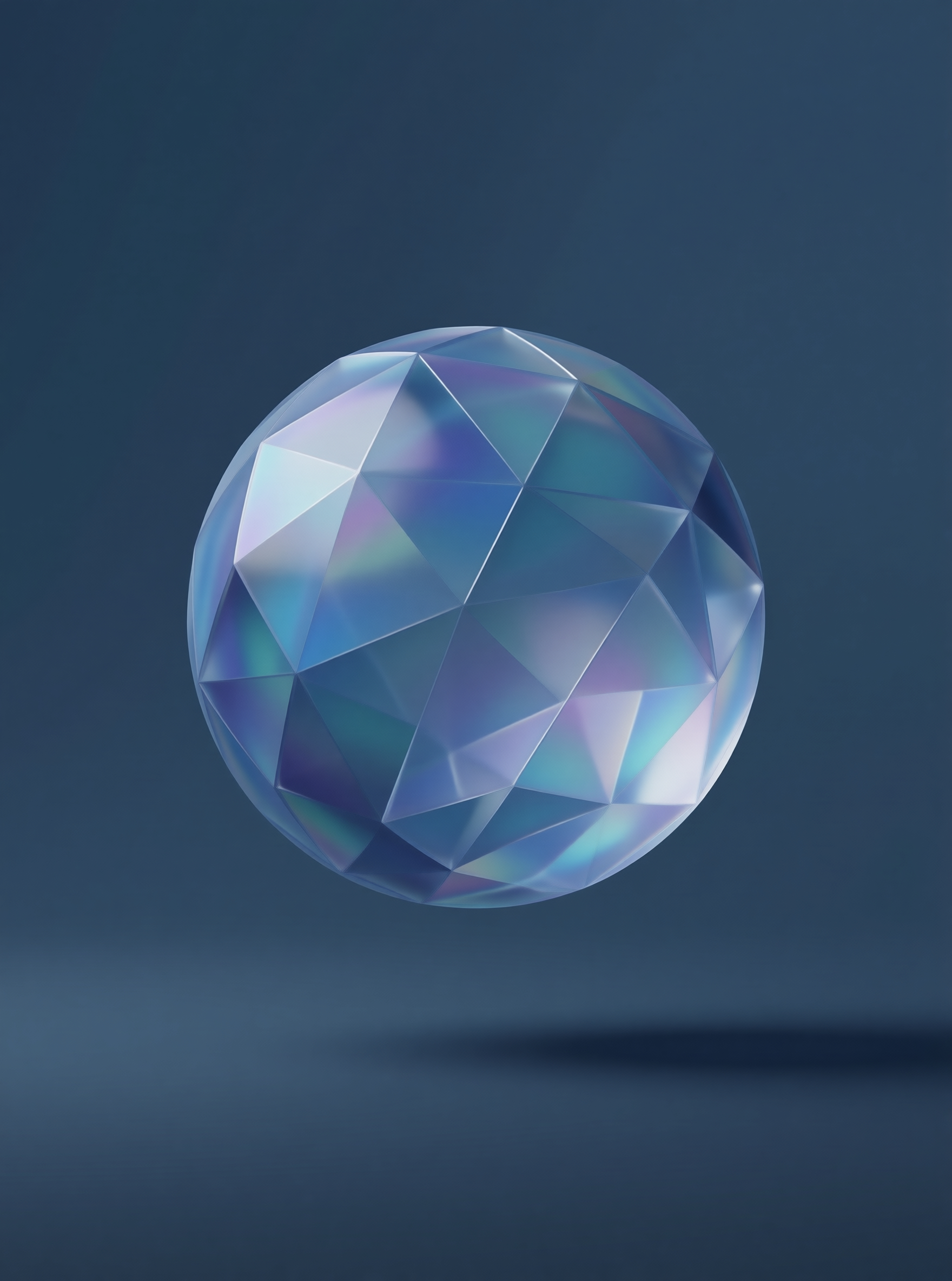 Faceted Transparent Sphere
