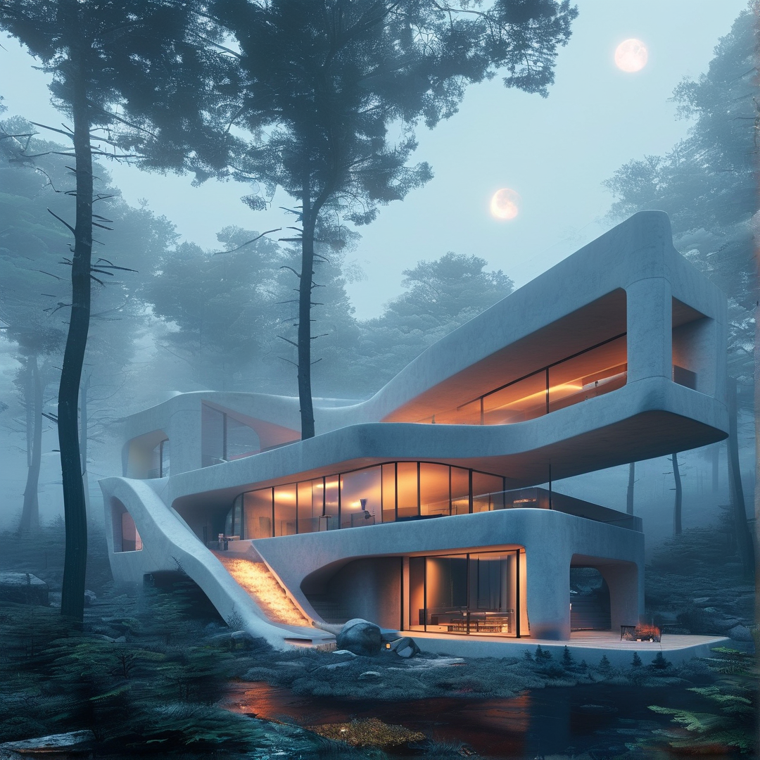 Surreal Forest Architecture