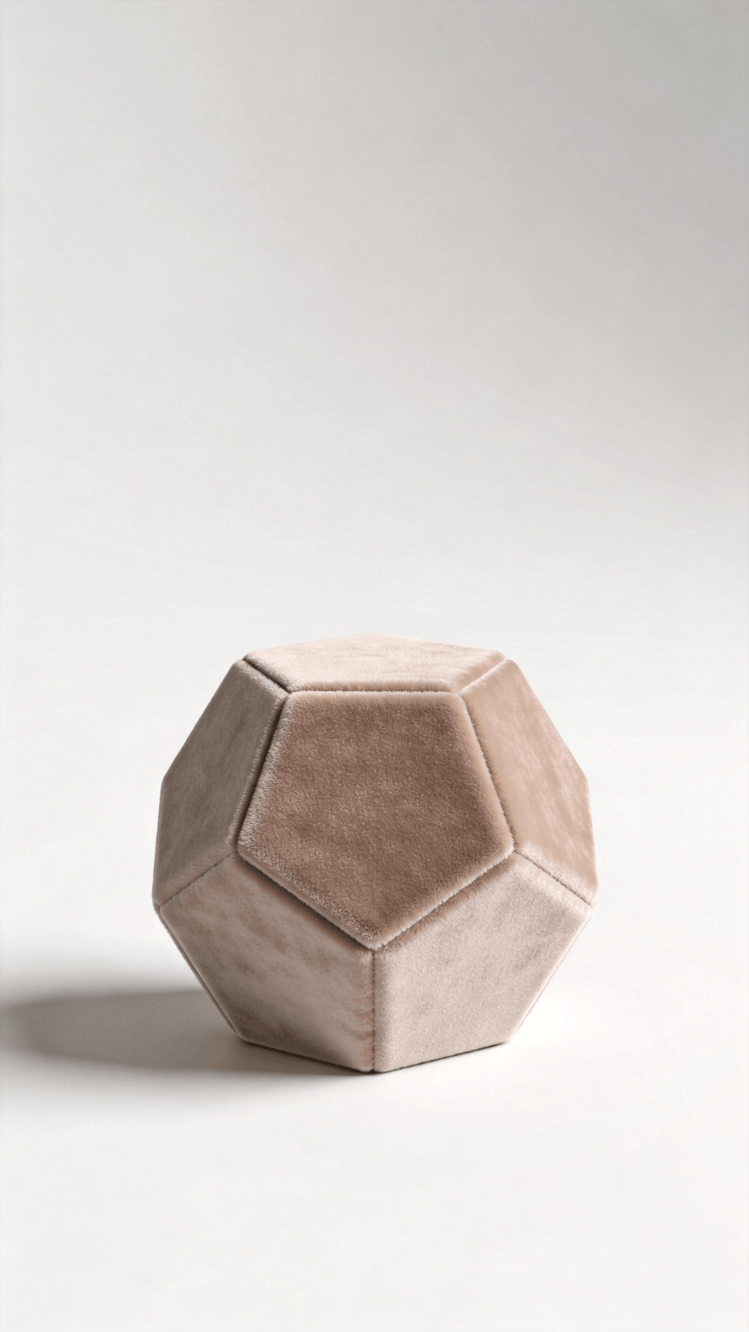 Minimalist Dodecahedron — Velvet Study