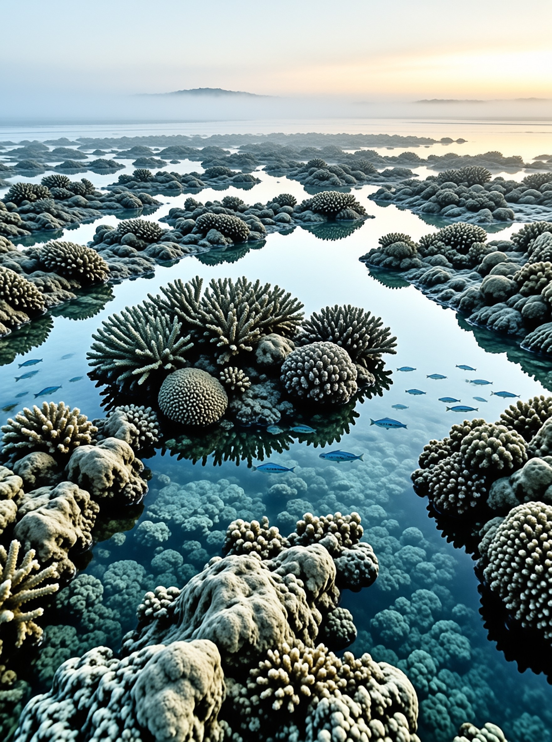 Serene Coral Reef Landscape