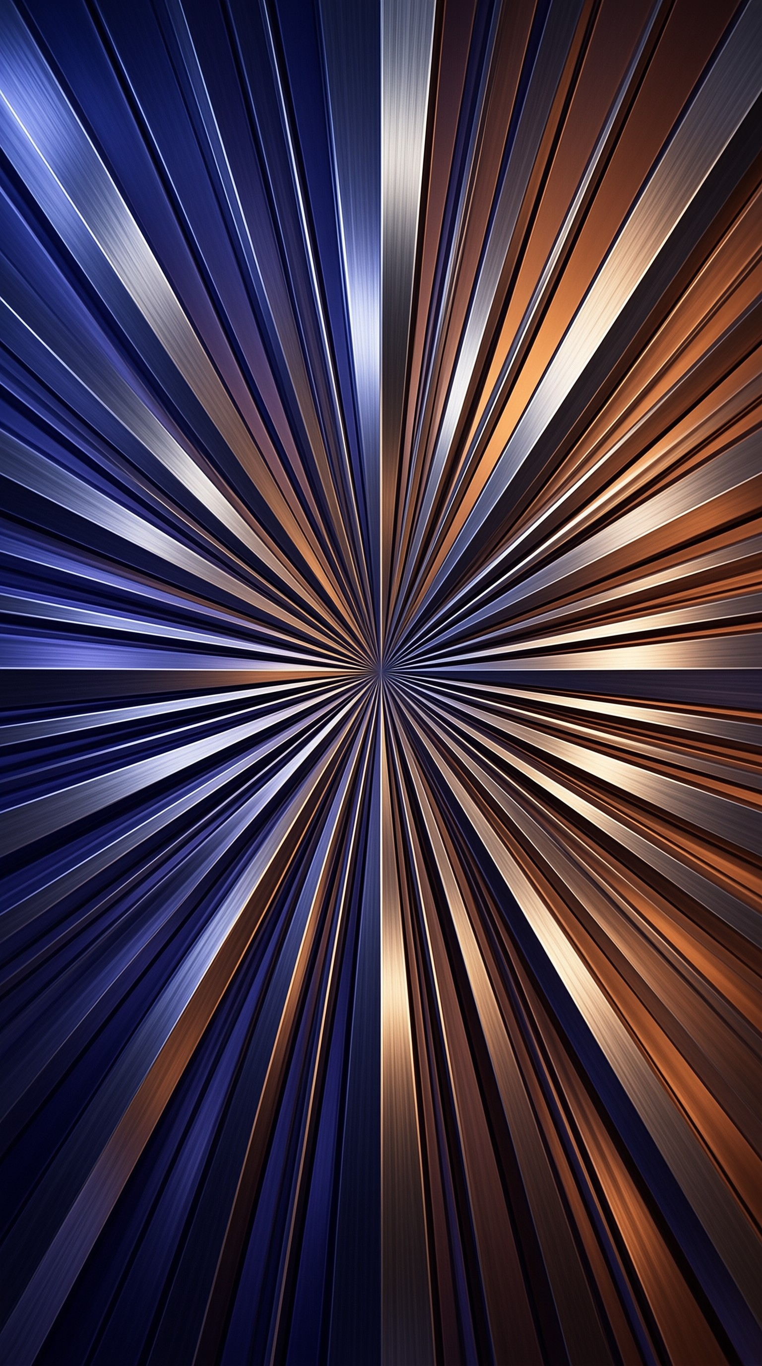 Radiating Light Streaks