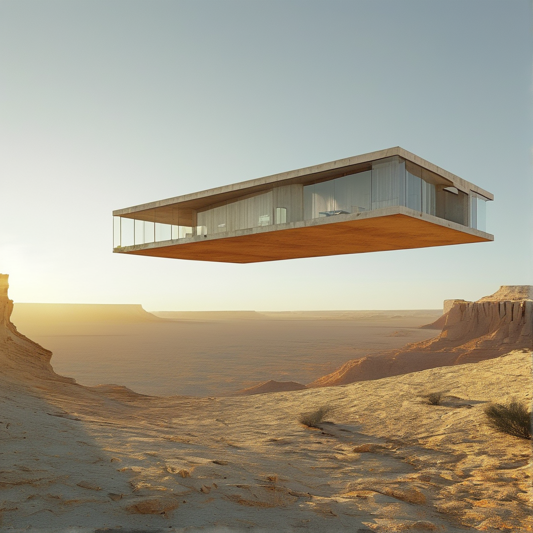 Floating Desert House