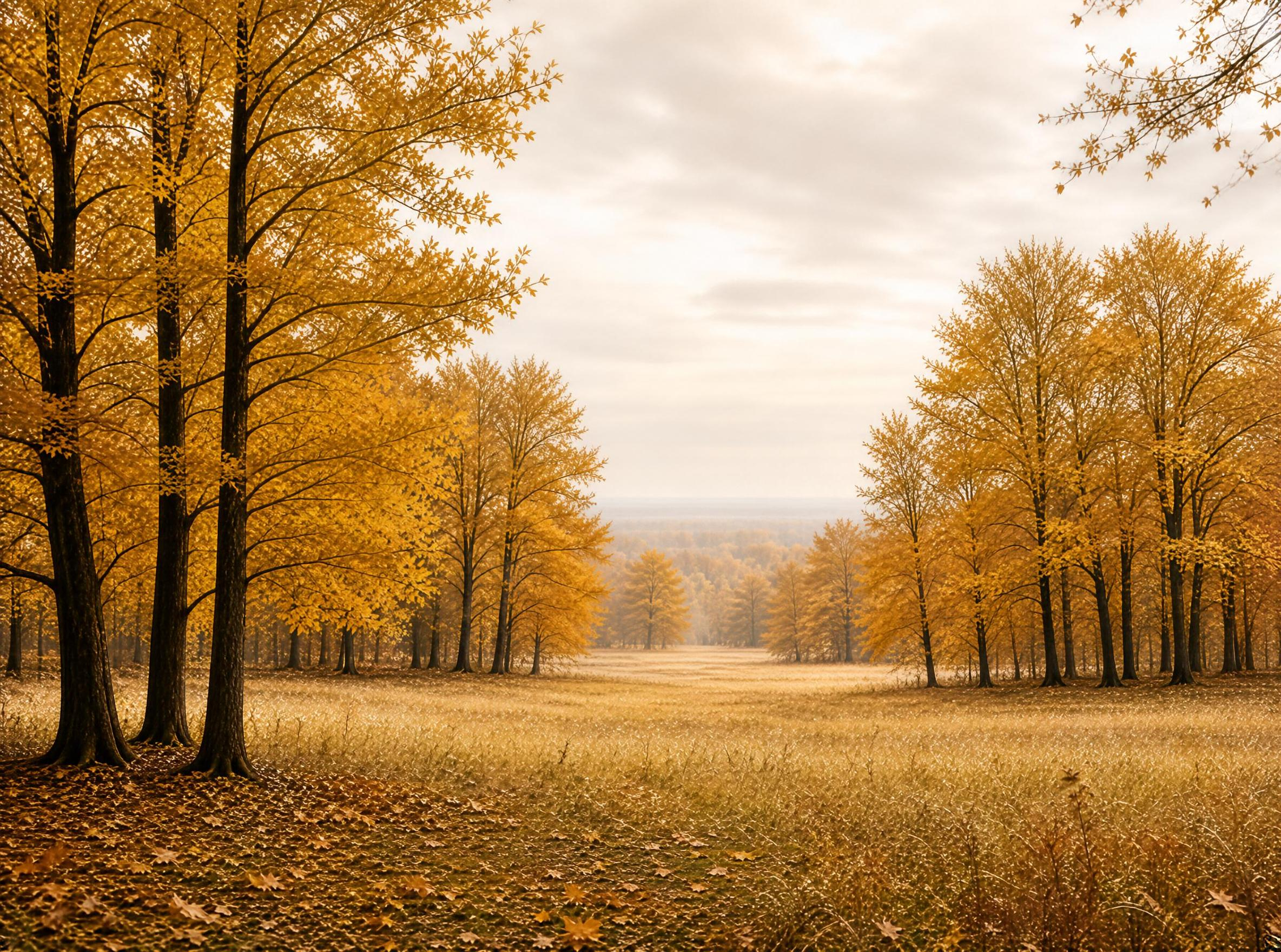Autumn Forest Landscape