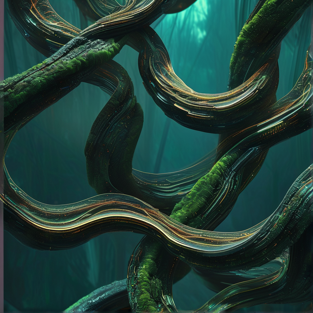 Mossy Twisted Roots