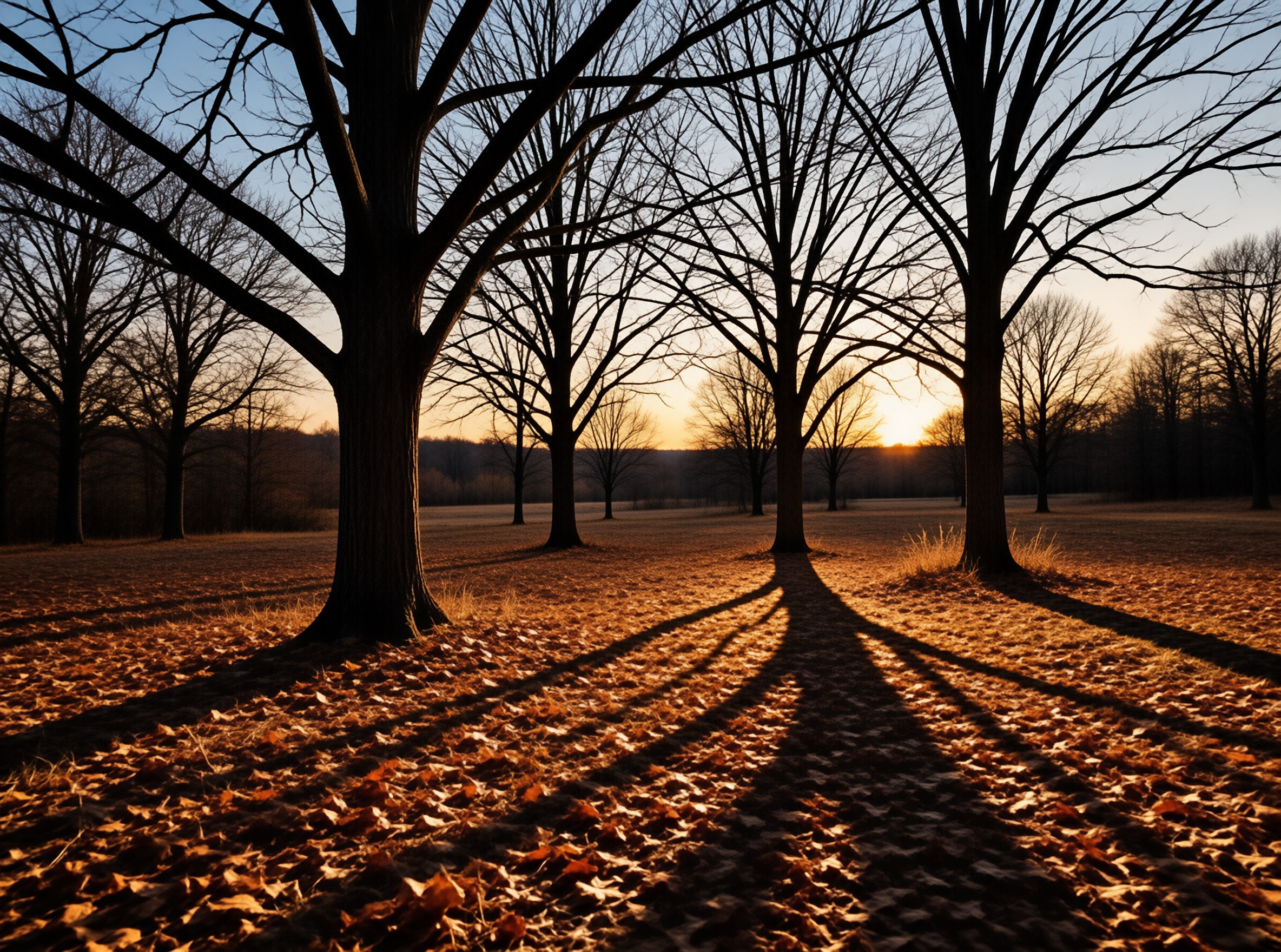 Golden Hour Shadows