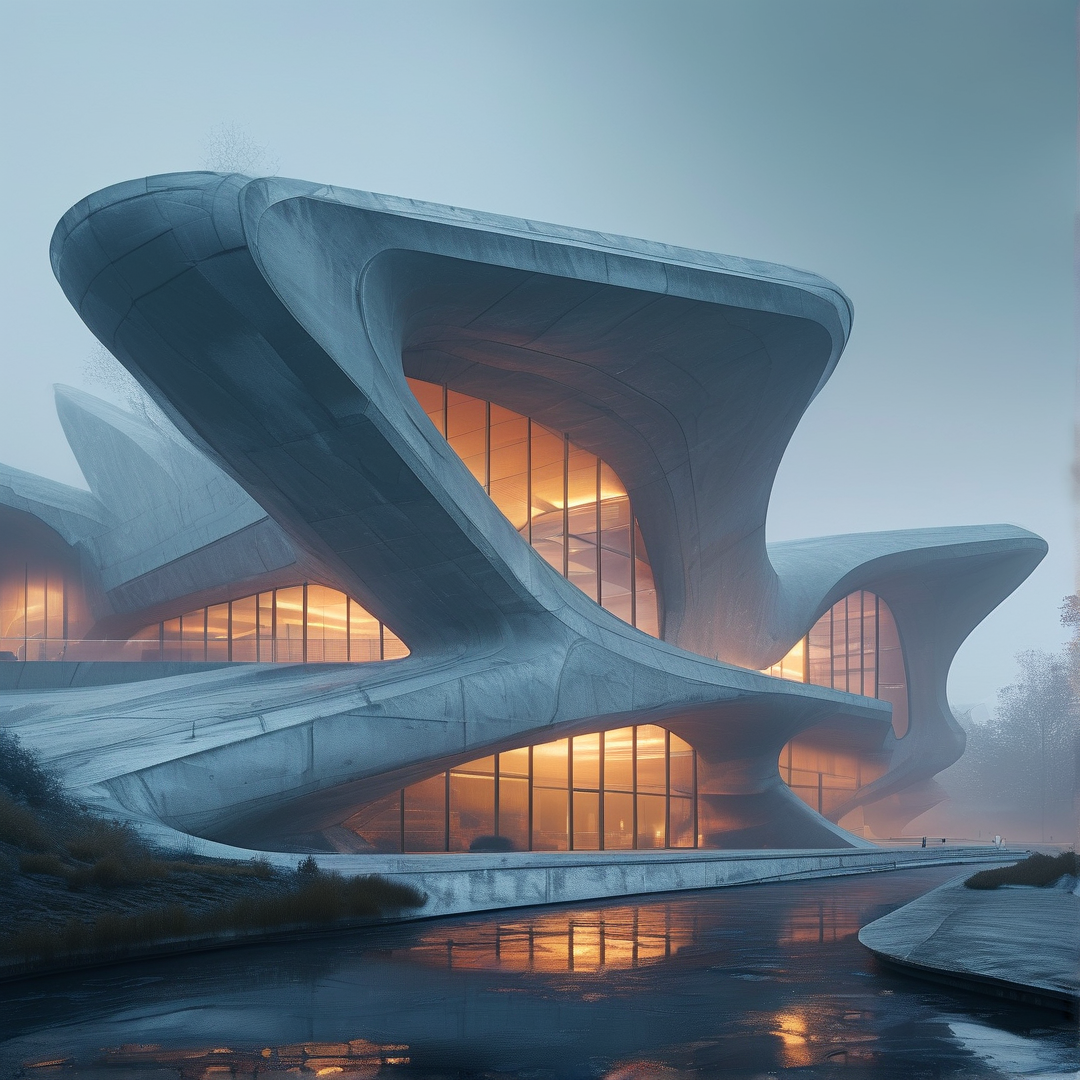 Futuristic Curvilinear Design