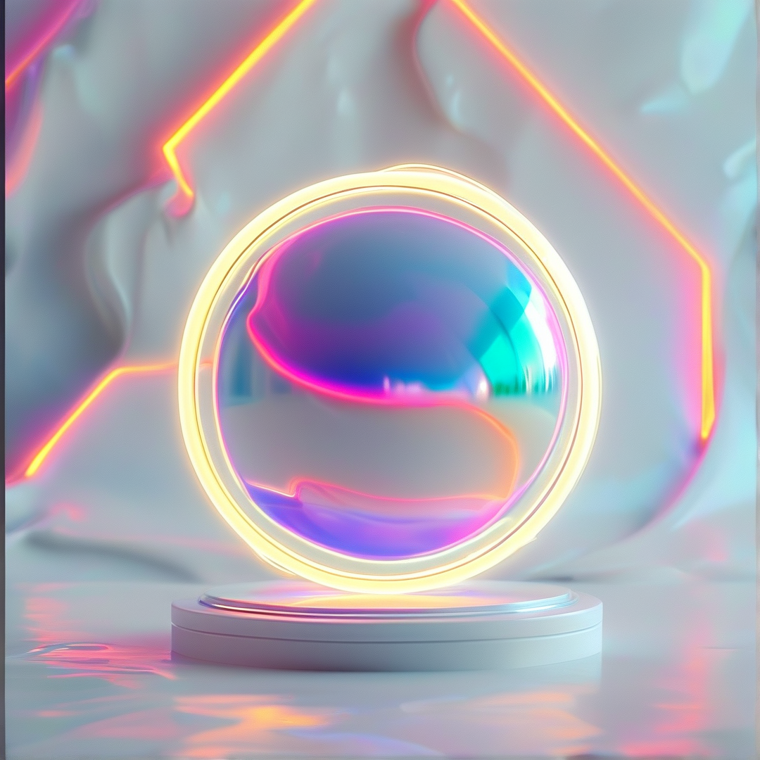 Glowing Abstract Sphere