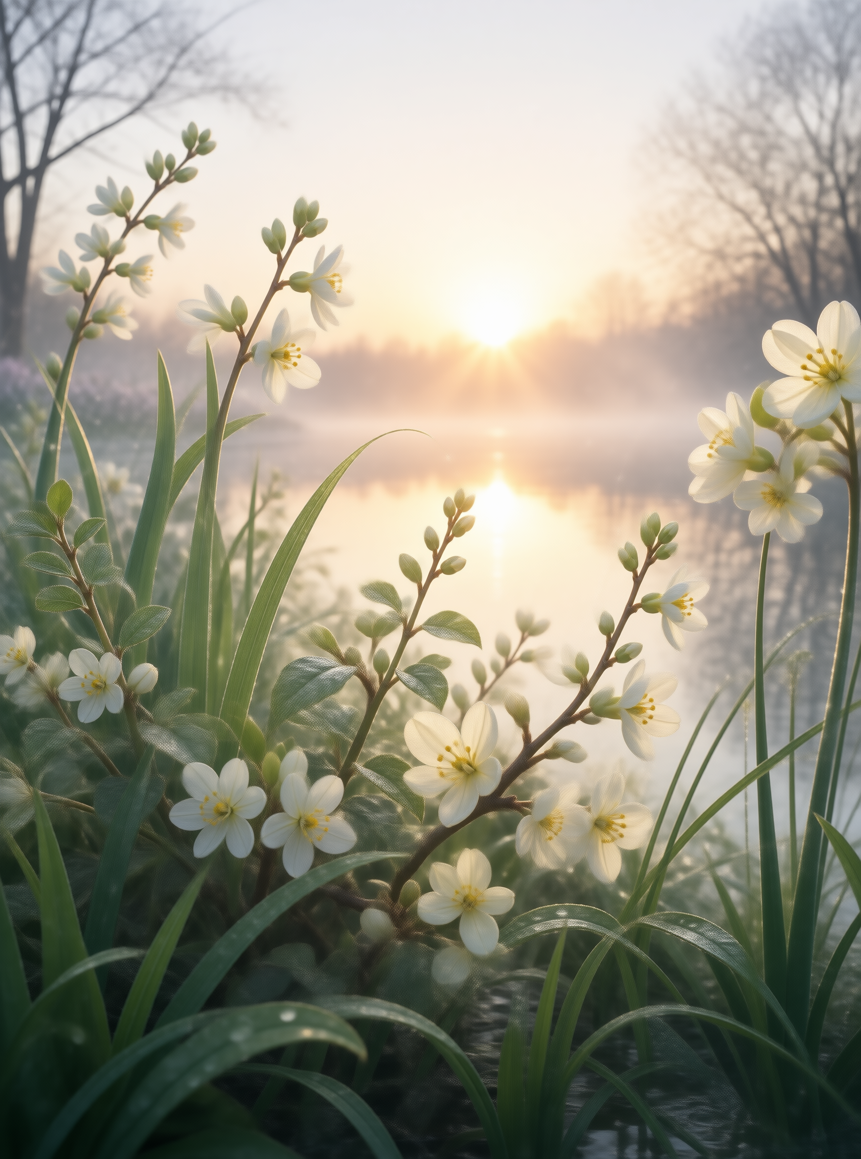 Sunrise Bloom Landscape