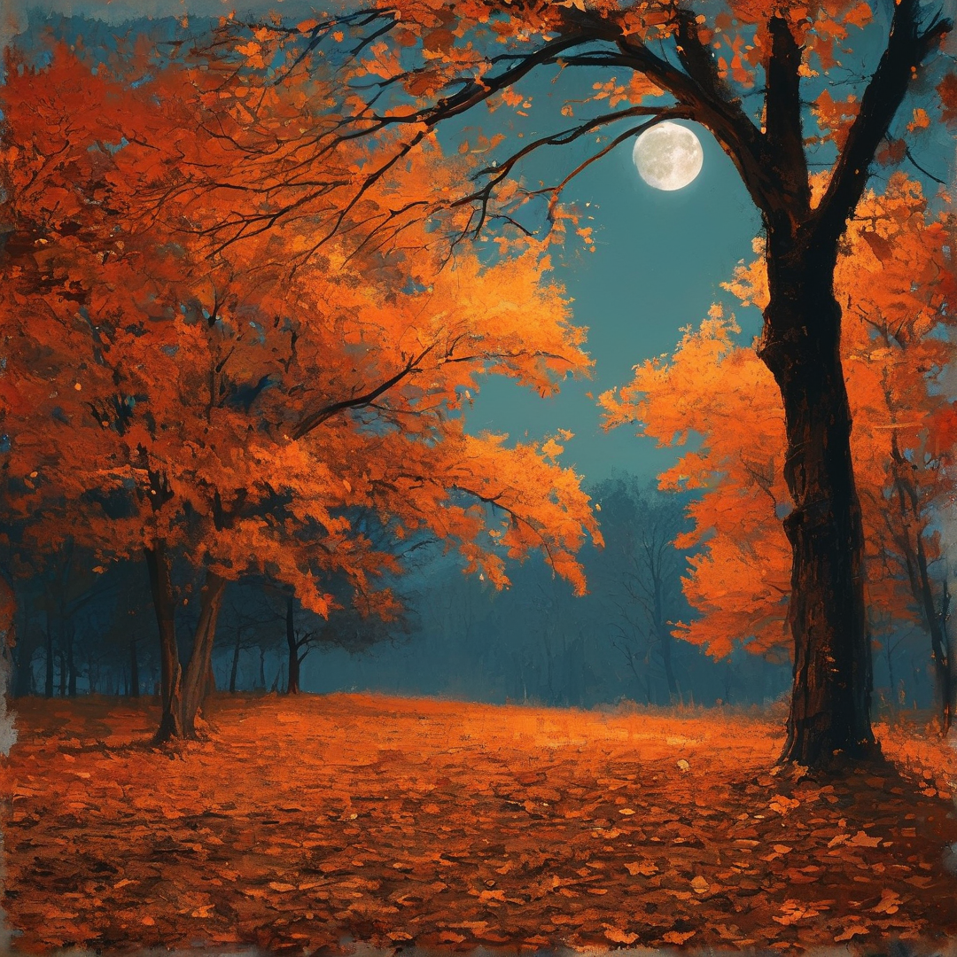 Autumn Forest Night